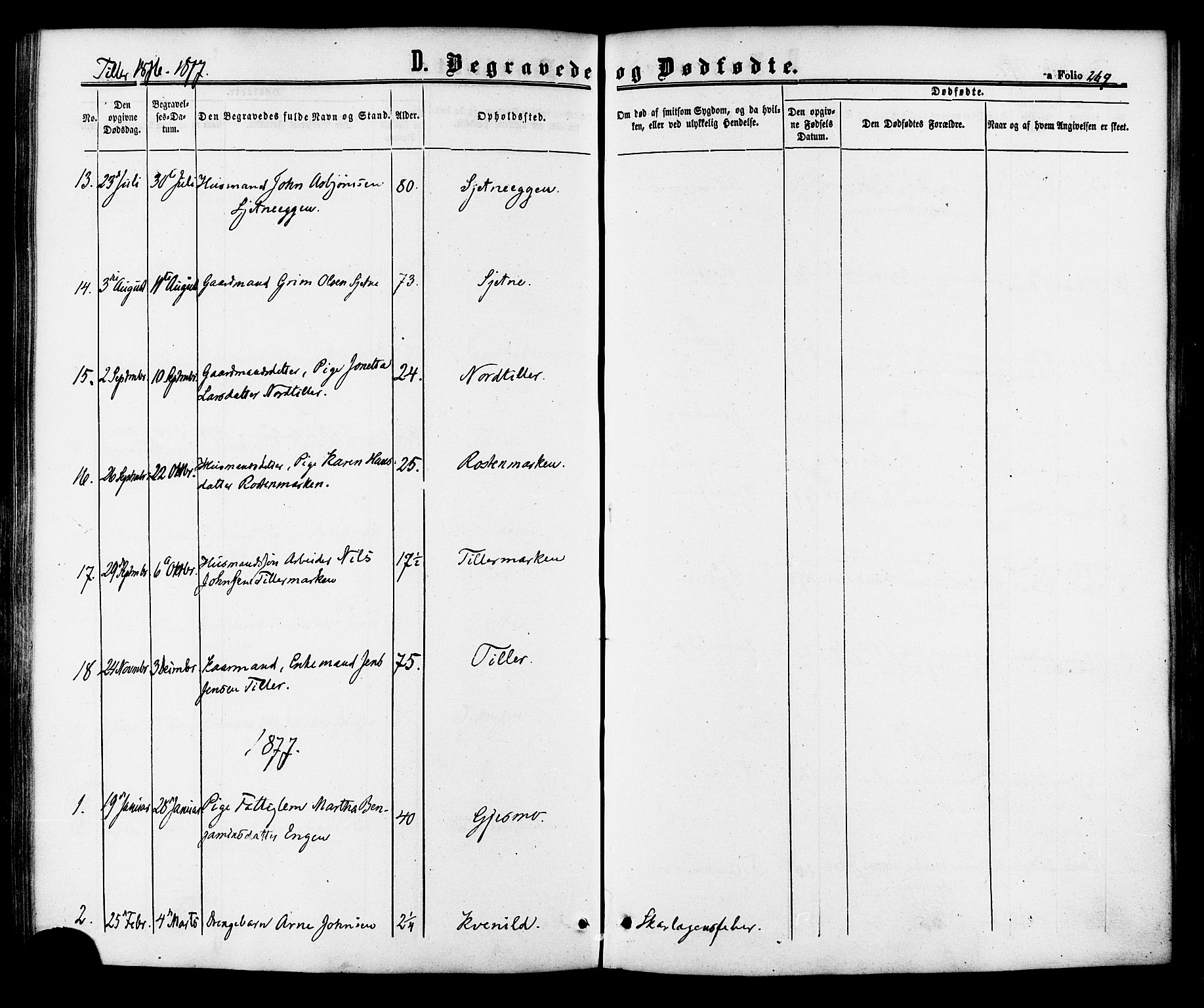 Ministerialprotokoller, klokkerbøker og fødselsregistre - Sør-Trøndelag, SAT/A-1456/618/L0443: Parish register (official) no. 618A06 /2, 1863-1879, p. 269