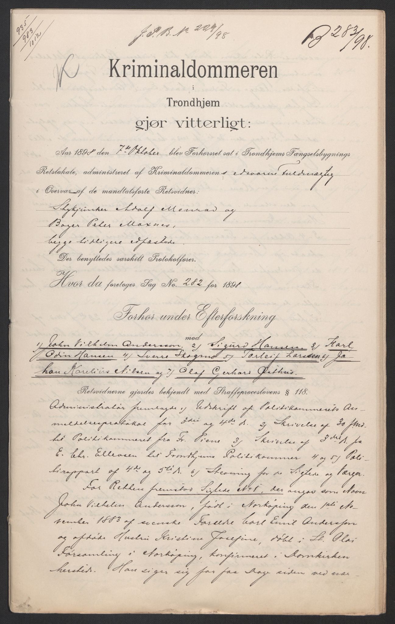 Falstad skolehjem, AV/RA-S-1676/E/Eb/L0001: Elevmapper løpenr. 10-41, 1895-1905, p. 589