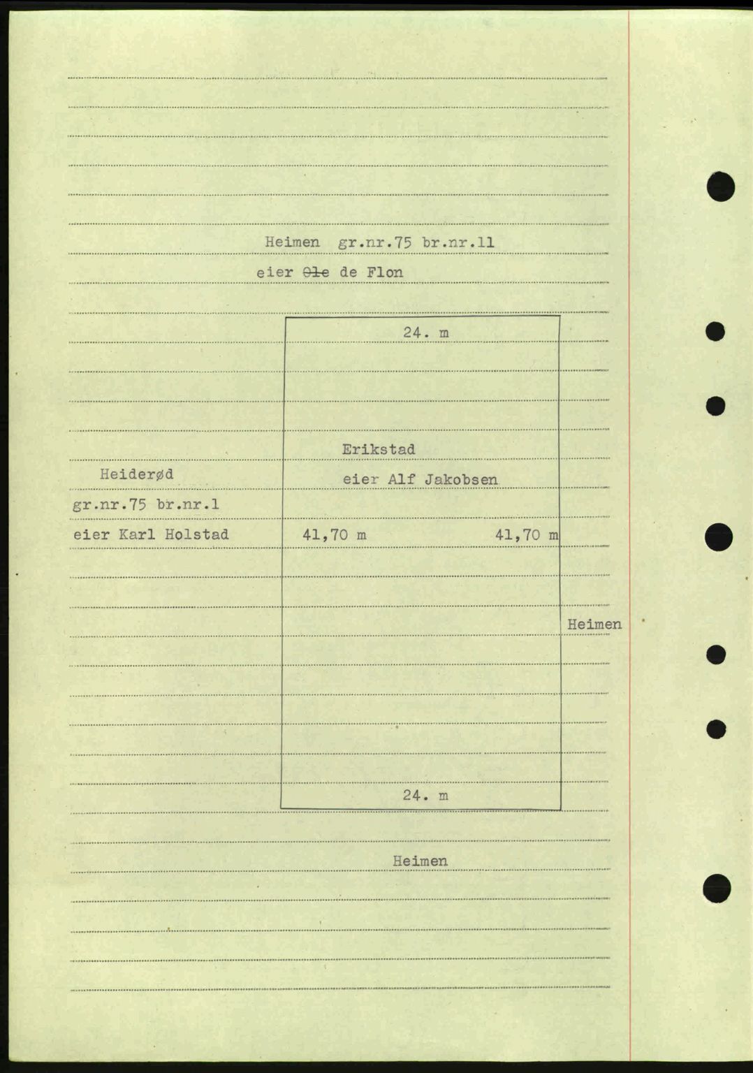 Idd og Marker sorenskriveri, AV/SAO-A-10283/G/Gb/Gbb/L0007: Mortgage book no. A7, 1944-1945, Diary no: : 707/1945