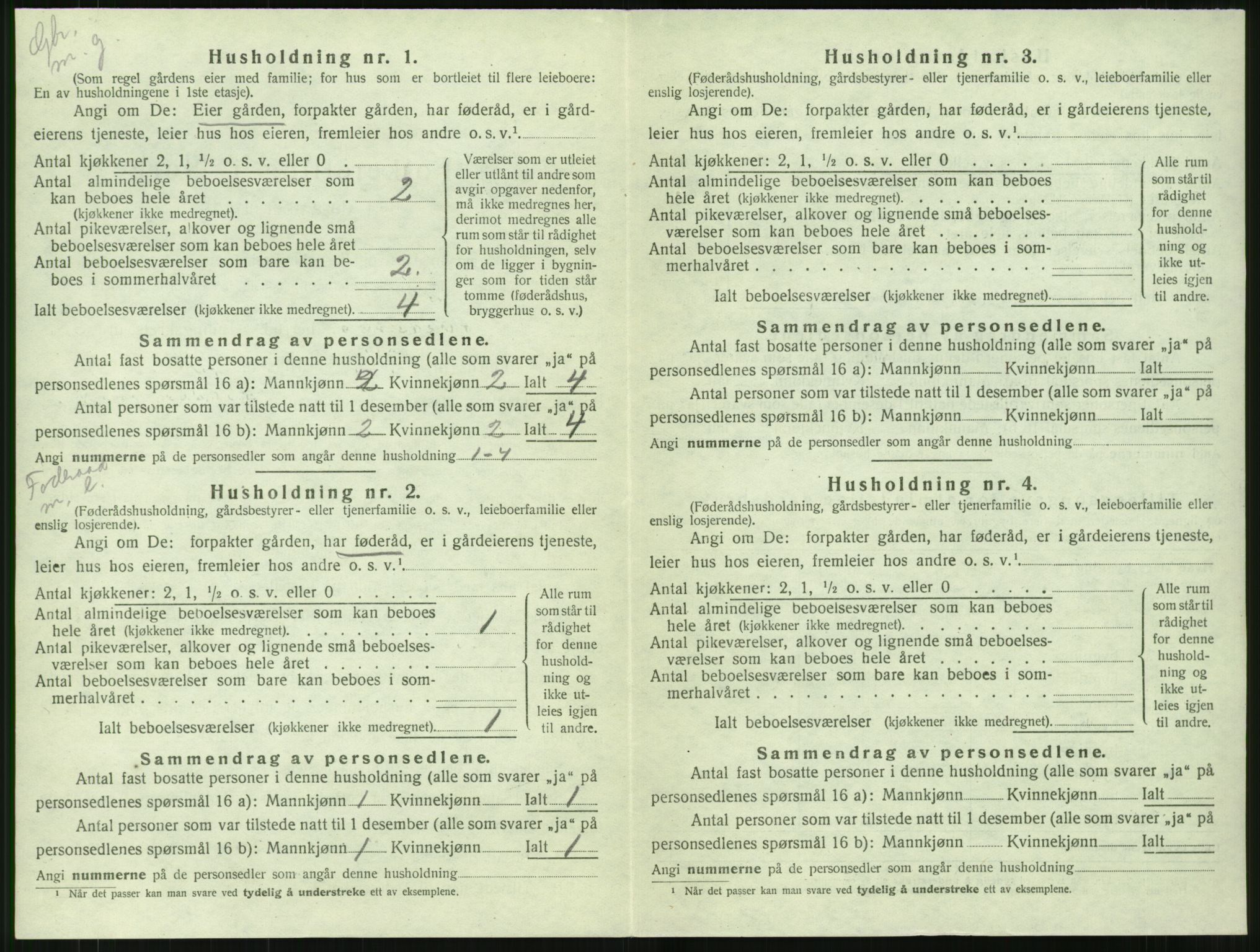 SAT, 1920 census for Haram, 1920, p. 298