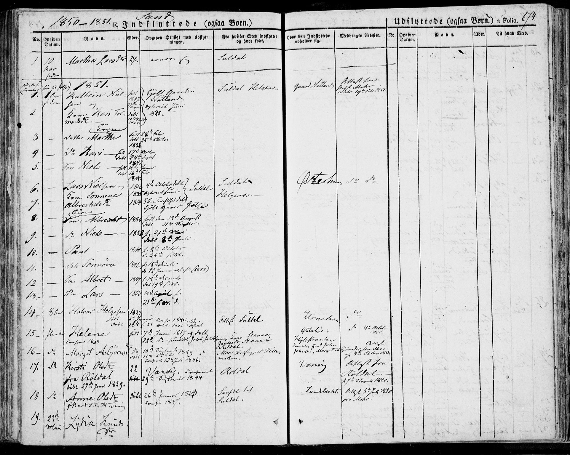 Jelsa sokneprestkontor, AV/SAST-A-101842/01/IV: Parish register (official) no. A 6.2, 1828-1853, p. 674