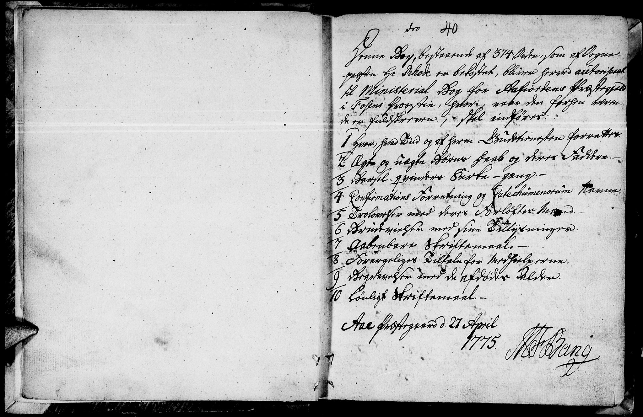 Ministerialprotokoller, klokkerbøker og fødselsregistre - Sør-Trøndelag, SAT/A-1456/655/L0673: Parish register (official) no. 655A02, 1780-1801, p. 0-1