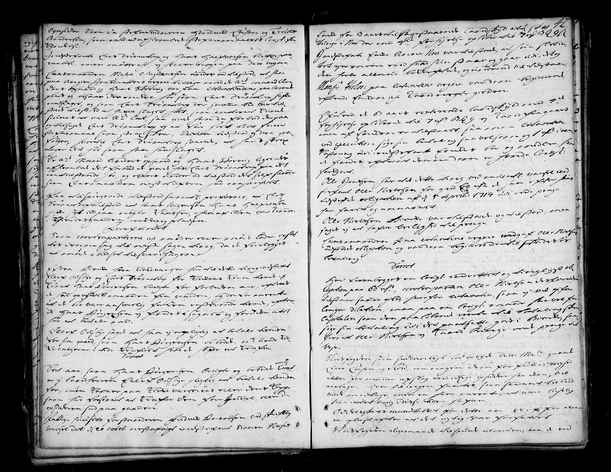Follo sorenskriveri, AV/SAO-A-10274/F/Fb/Fba/L0032: Tingbok, 1718-1721, p. 41b-42a