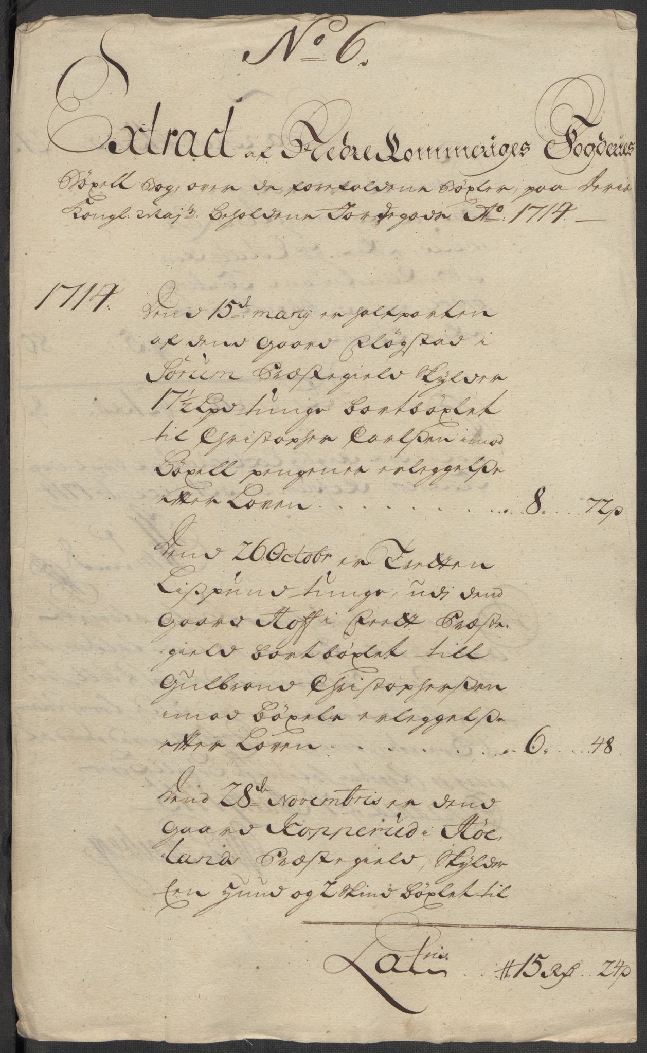 Rentekammeret inntil 1814, Reviderte regnskaper, Fogderegnskap, RA/EA-4092/R11/L0596: Fogderegnskap Nedre Romerike, 1714, p. 126