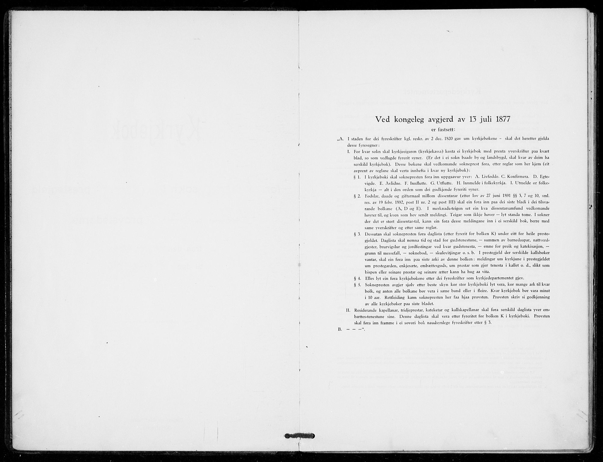 Voss sokneprestembete, SAB/A-79001/H/Haa: Parish register (official) no. C  2, 1916-1932