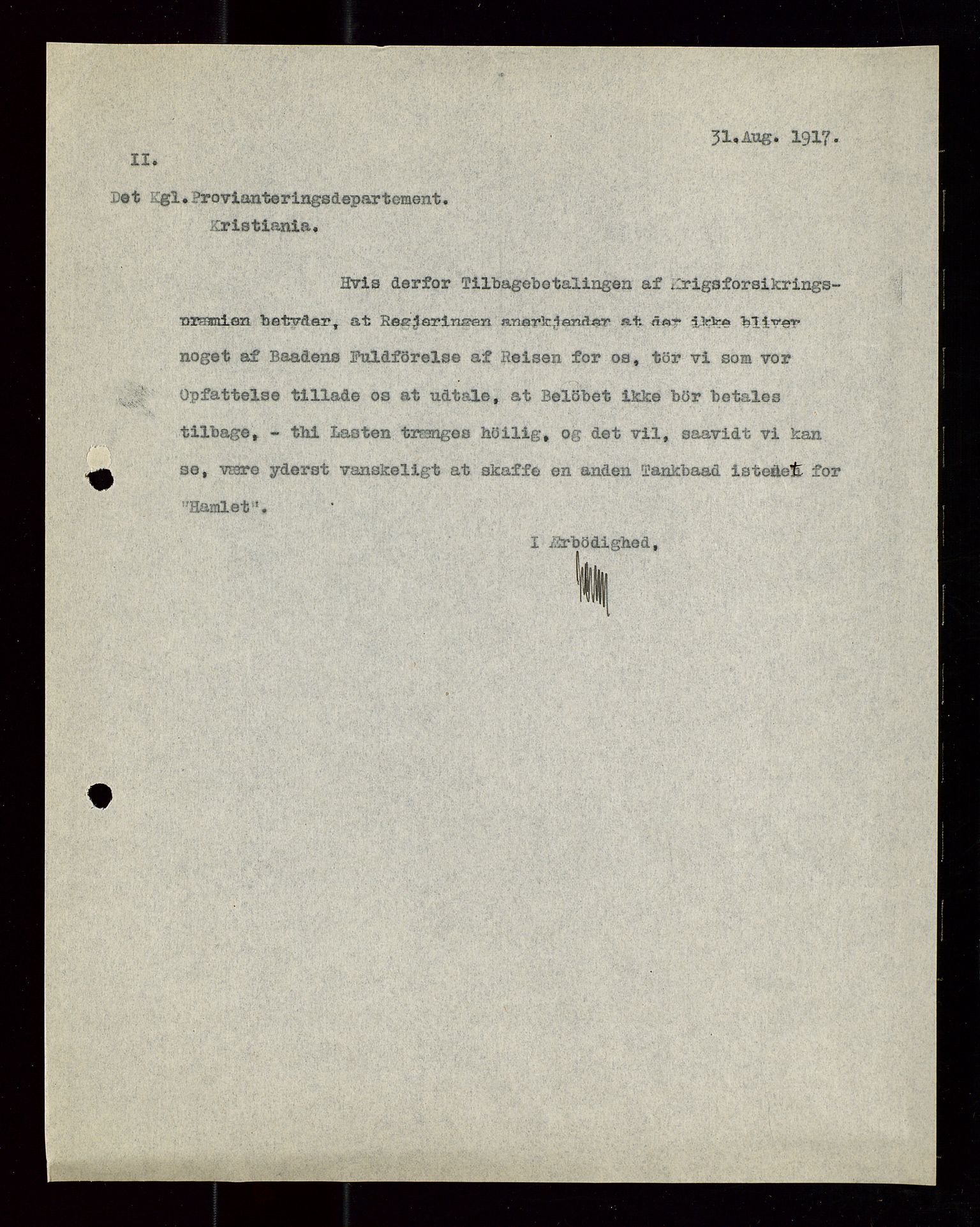 Pa 1521 - A/S Norske Shell, AV/SAST-A-101915/E/Ea/Eaa/L0020: Sjefskorrespondanse, 1917, p. 42