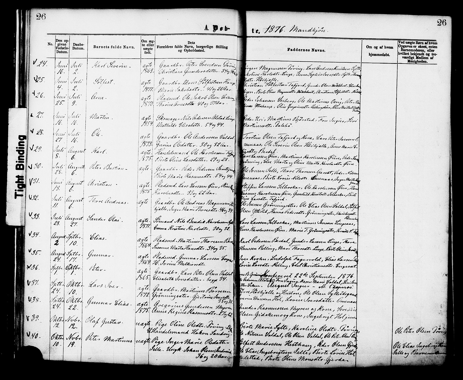 Ministerialprotokoller, klokkerbøker og fødselsregistre - Møre og Romsdal, AV/SAT-A-1454/519/L0254: Parish register (official) no. 519A13, 1868-1883, p. 26