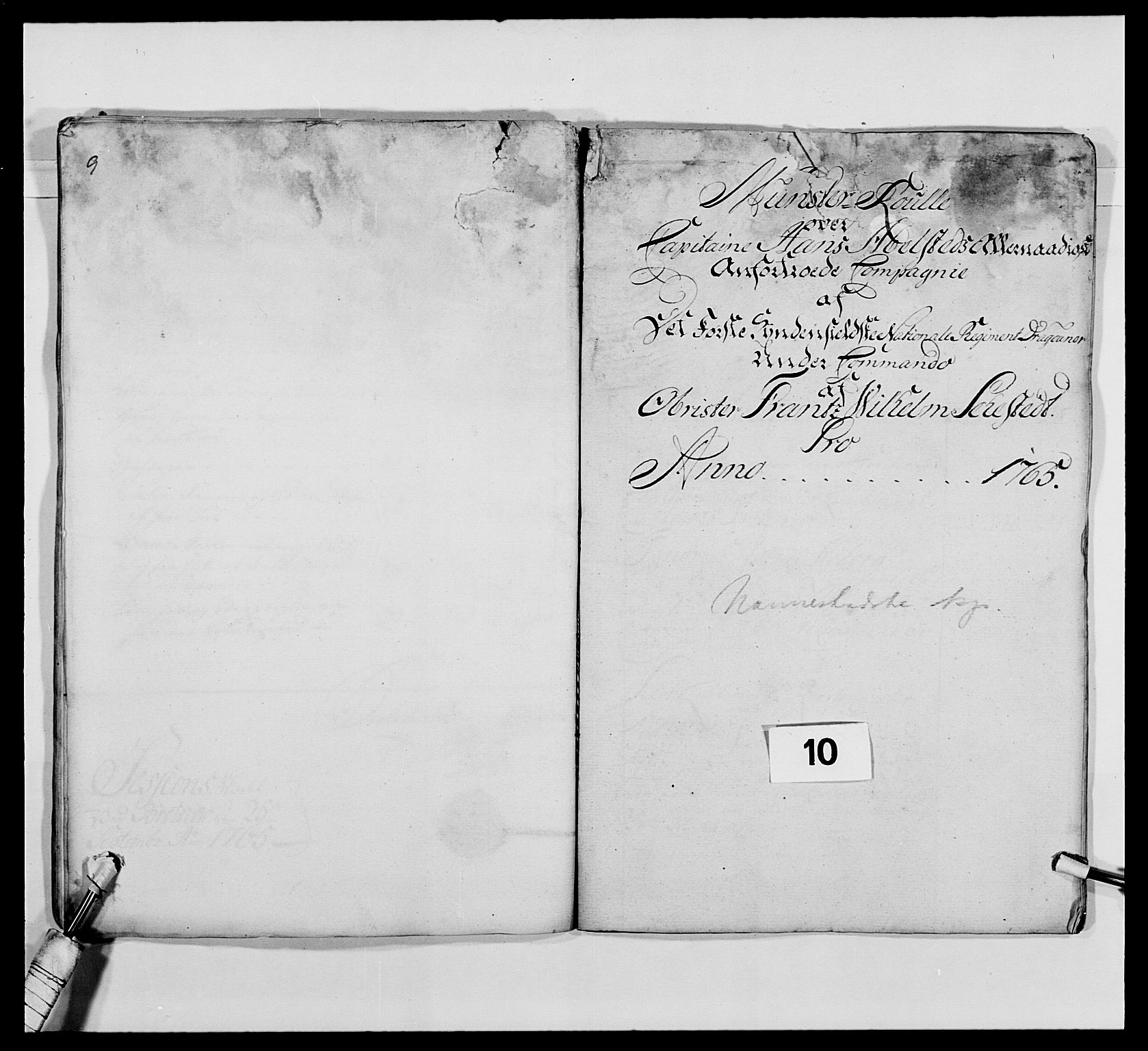 Kommanderende general (KG I) med Det norske krigsdirektorium, AV/RA-EA-5419/E/Ea/L0476: 1. Sønnafjelske dragonregiment, 1765-1767, p. 183