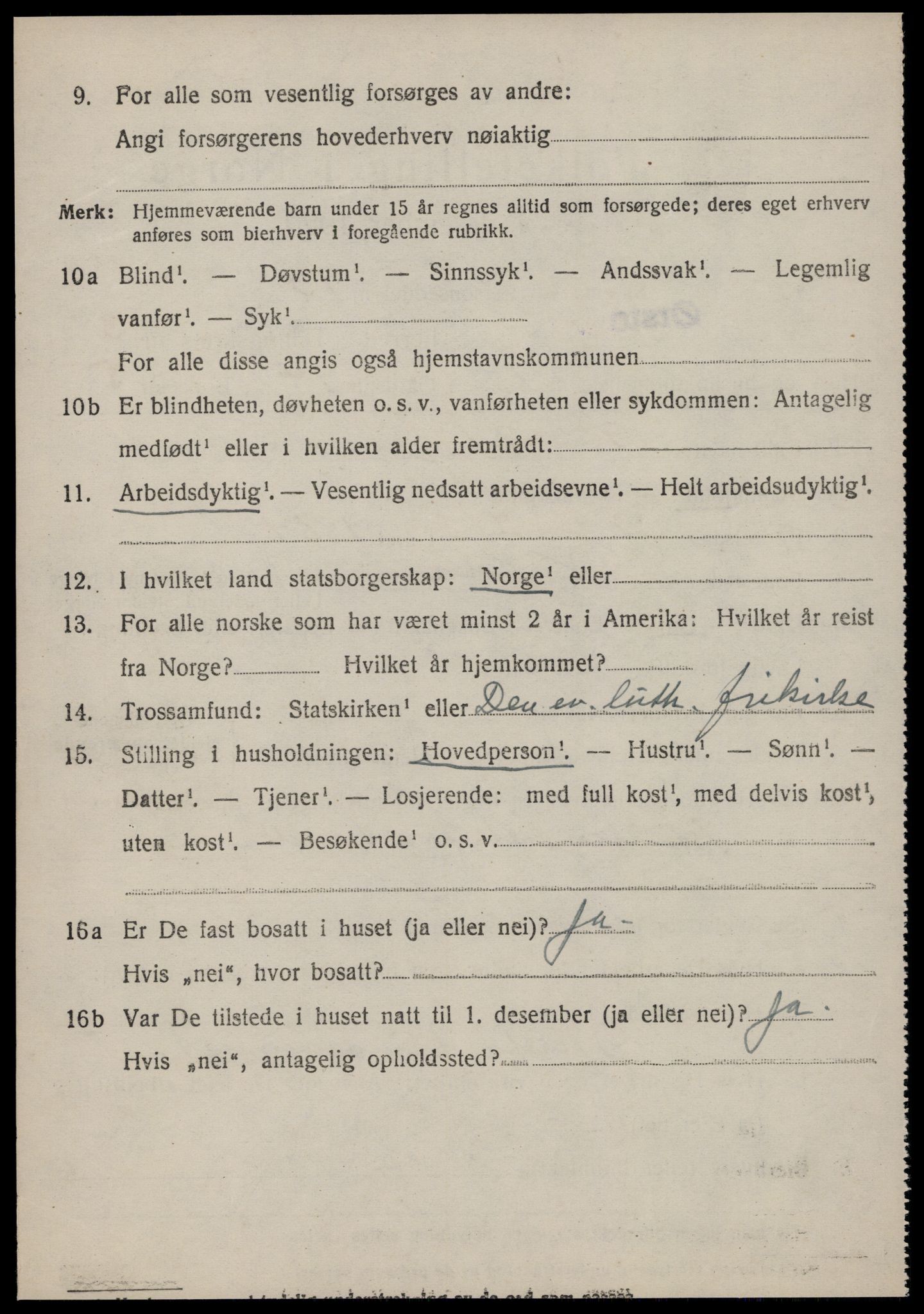 SAT, 1920 census for Ørsta, 1920, p. 2745