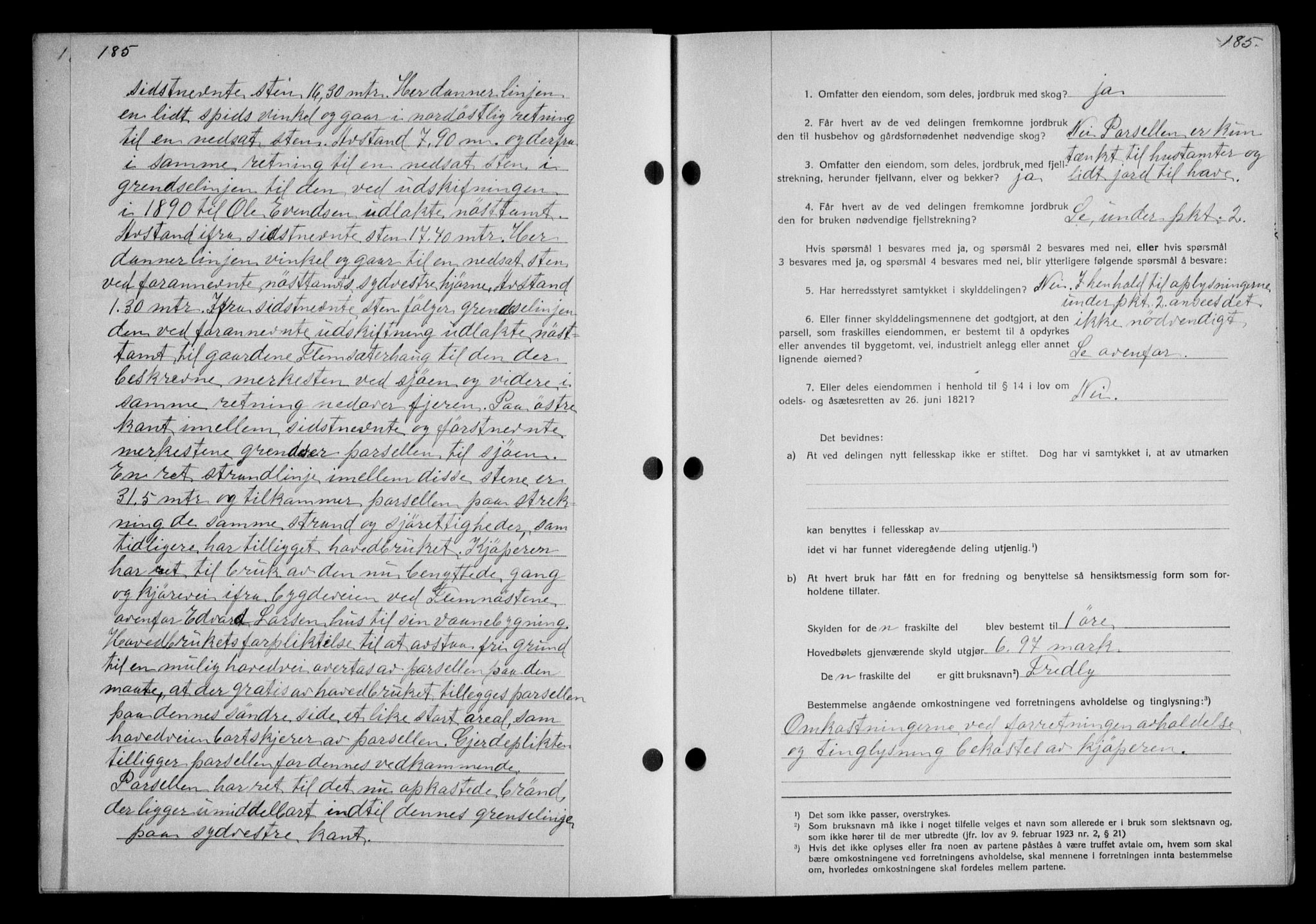 Nordmøre sorenskriveri, AV/SAT-A-4132/1/2/2Ca/L0062: Mortgage book no. 52, 1927-1927, Deed date: 23.06.1927