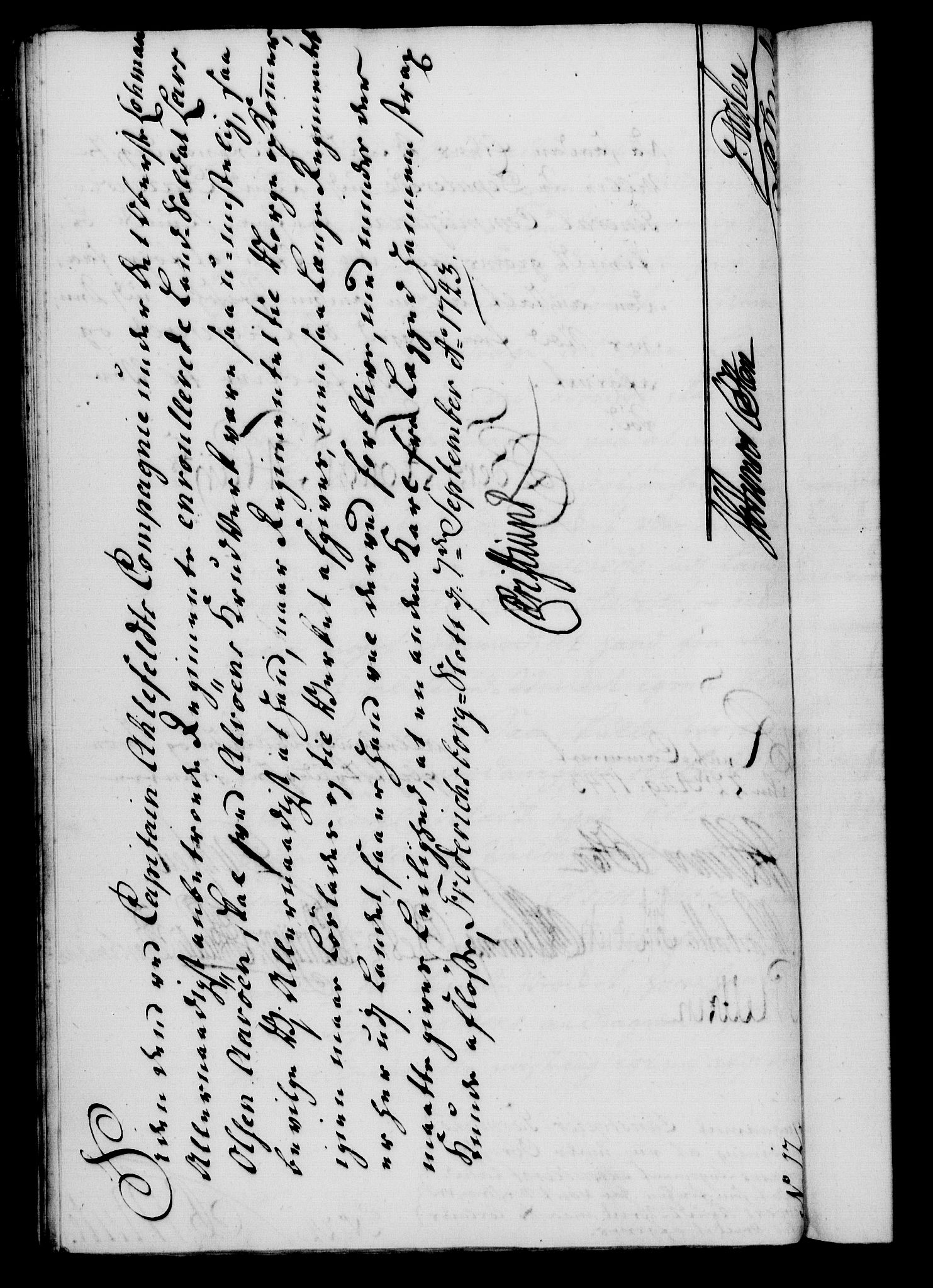 Rentekammeret, Kammerkanselliet, RA/EA-3111/G/Gf/Gfa/L0026: Norsk relasjons- og resolusjonsprotokoll (merket RK 52.26), 1743, p. 609