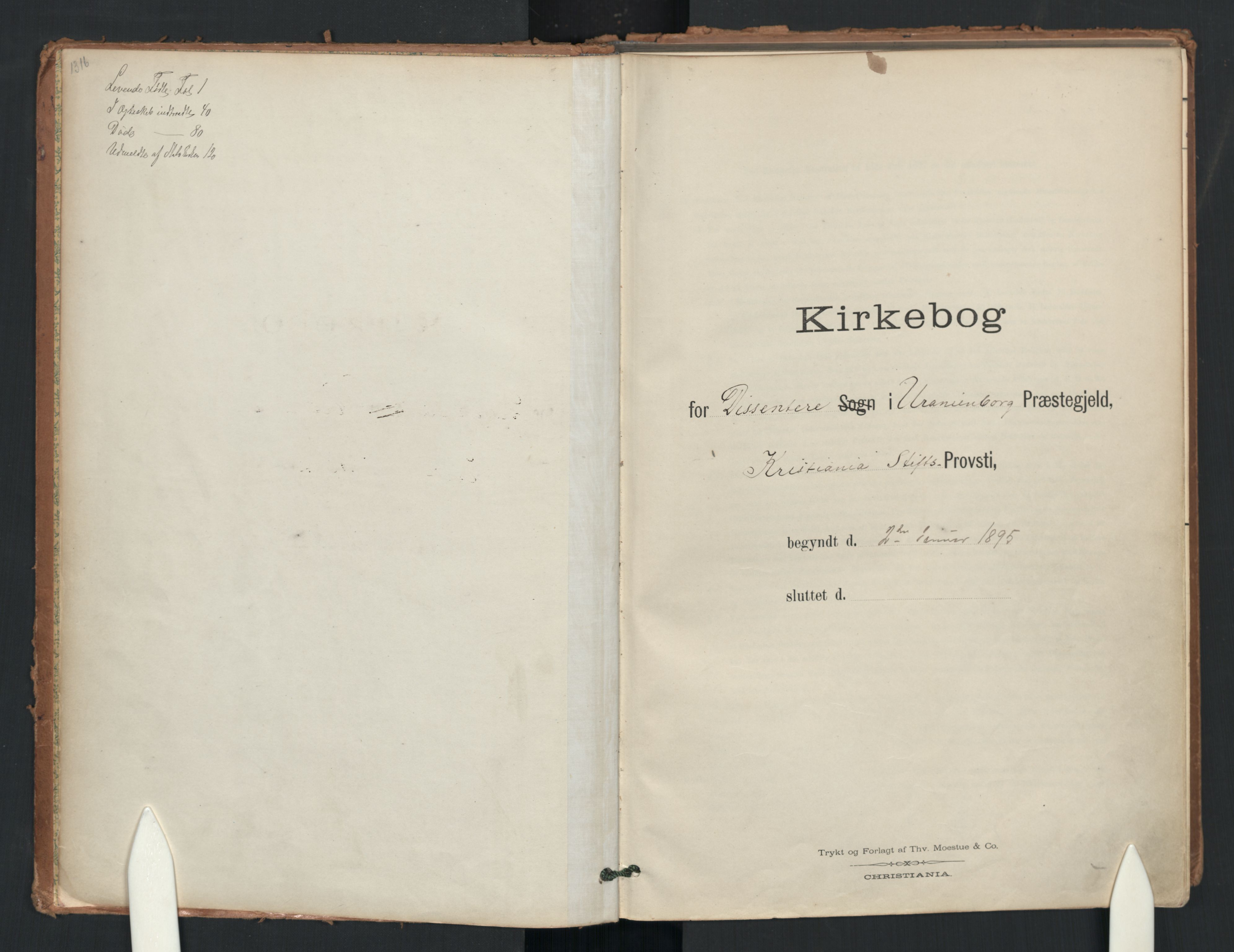Uranienborg prestekontor Kirkebøker, AV/SAO-A-10877/F/Fa/L0006: Parish register (official) no. I 6, 1894-1935