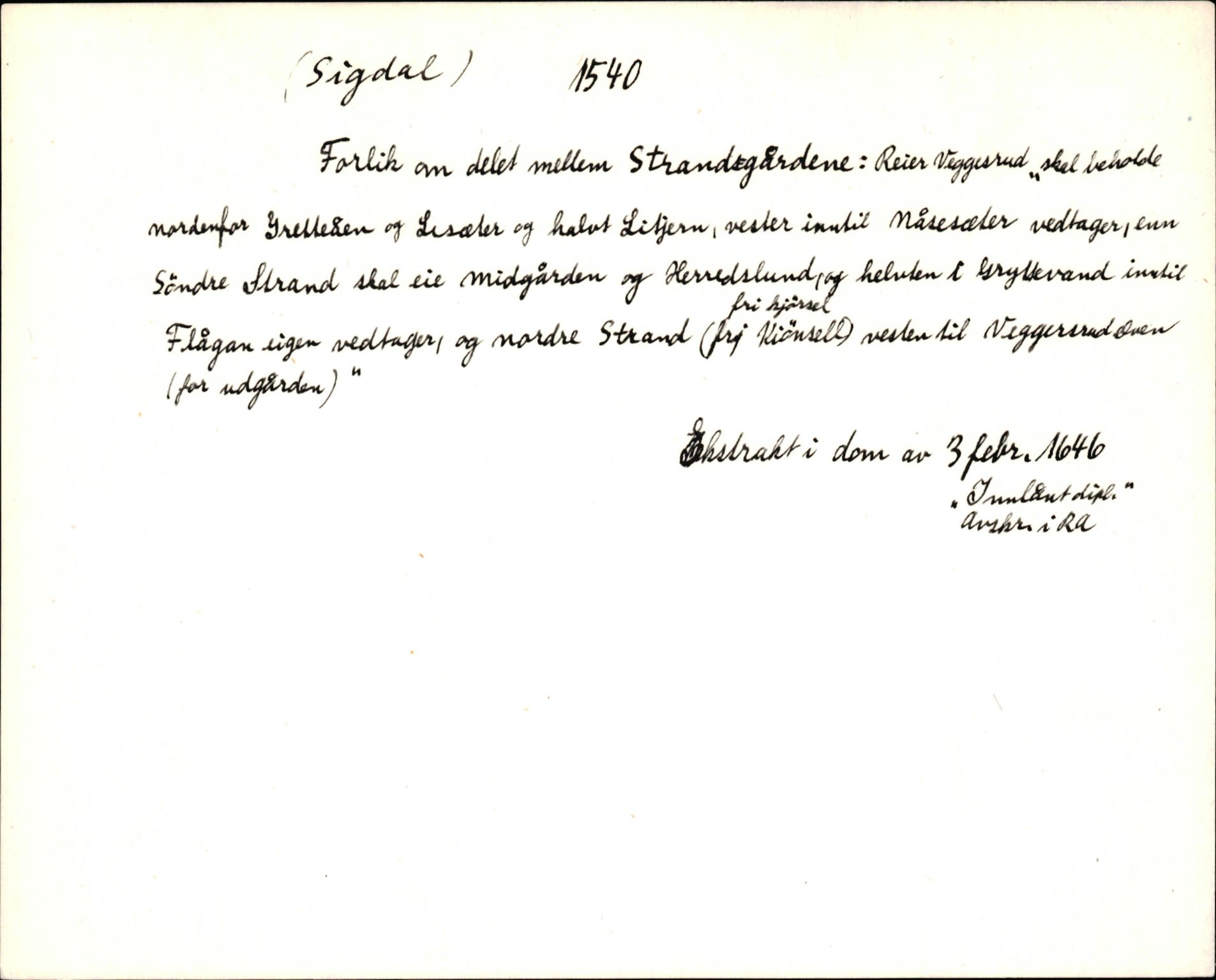 Riksarkivets diplomsamling, AV/RA-EA-5965/F35/F35d/L0001: Innlånte diplomer, seddelregister, 1316-1591, p. 277