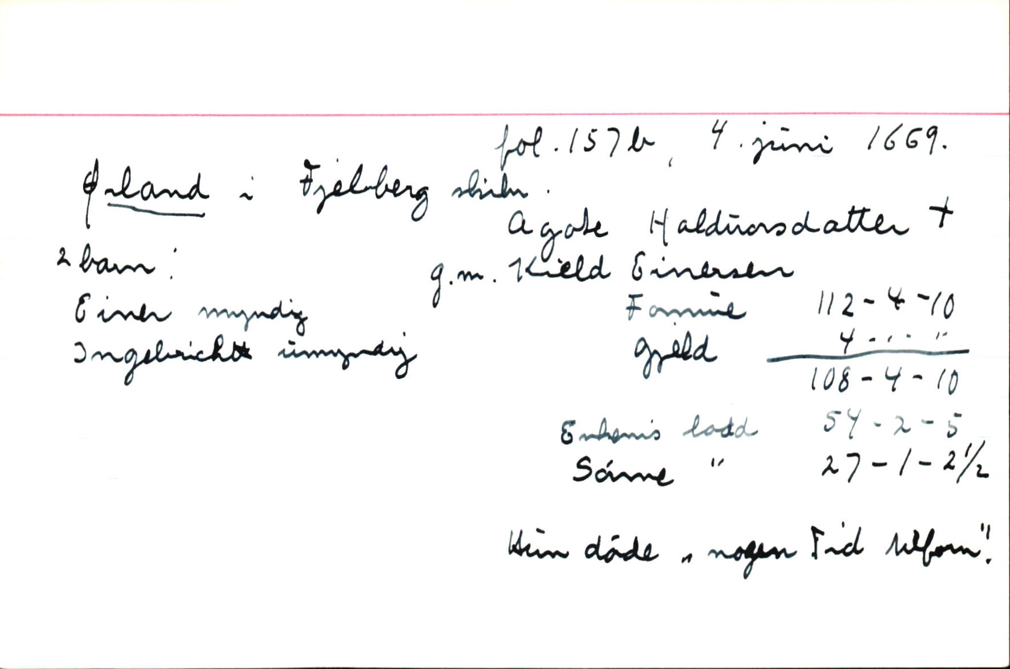 Skiftekort ved Statsarkivet i Bergen, SAB/SKIFTEKORT/004/L0001: Skifteprotokoll nr. 1-2, 1668-1699, p. 41