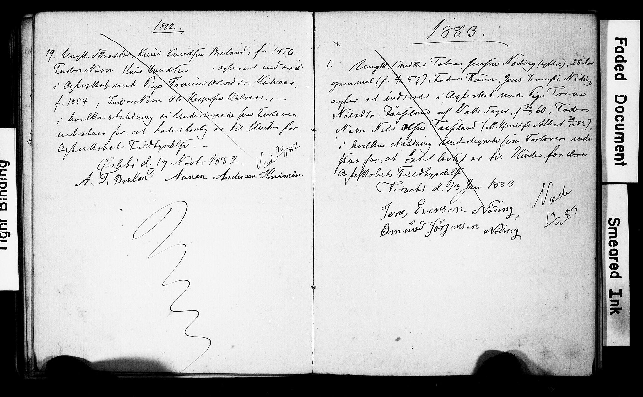 Holum sokneprestkontor, AV/SAK-1111-0022/F/Fe/L0003: Banns register no. II 5 3, 1875-1891, p. 51