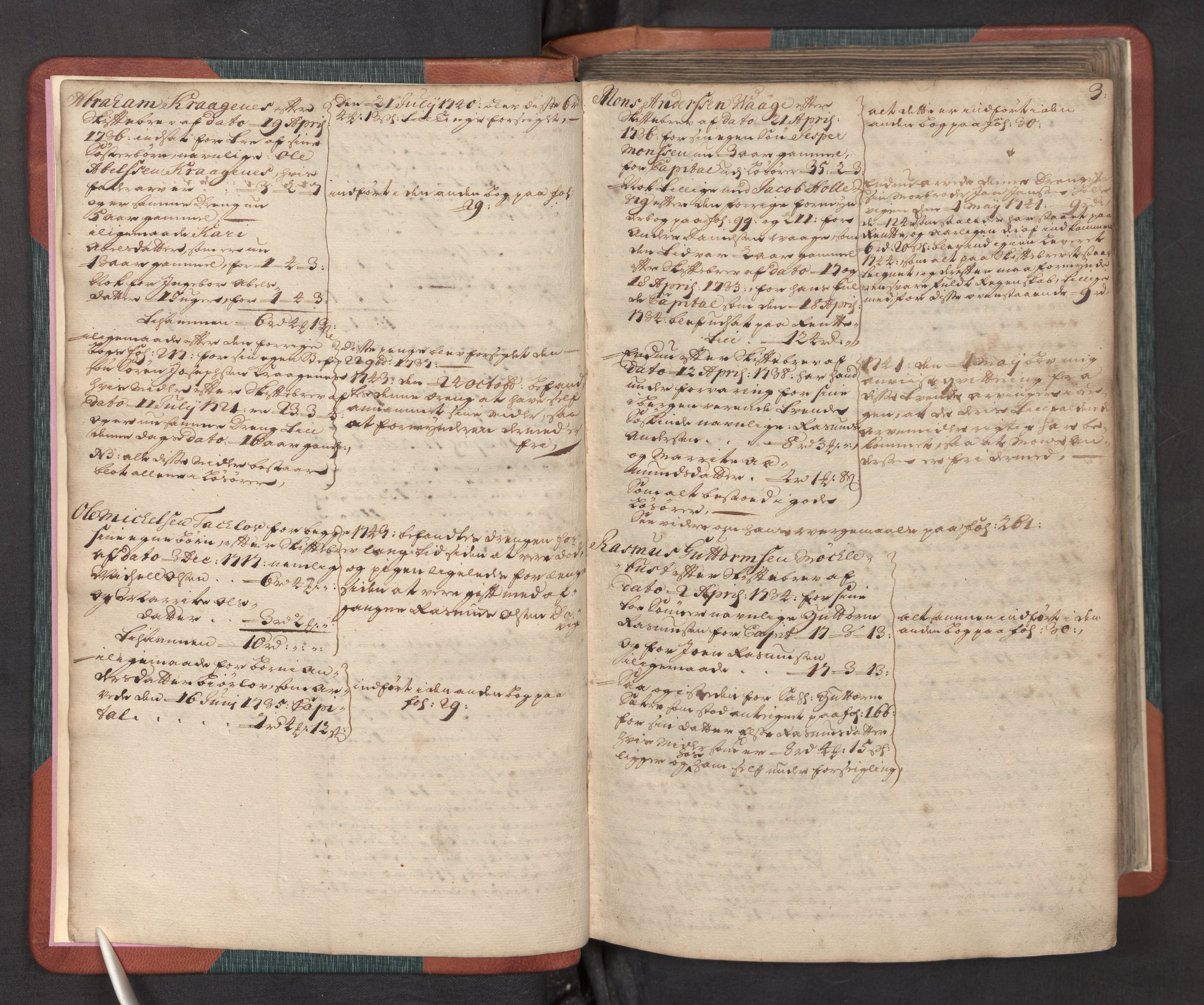Nordfjord sorenskriveri, AV/SAB-A-2801/1/05/05a/L0002: Overformyndarprotokollar, 1736-1744