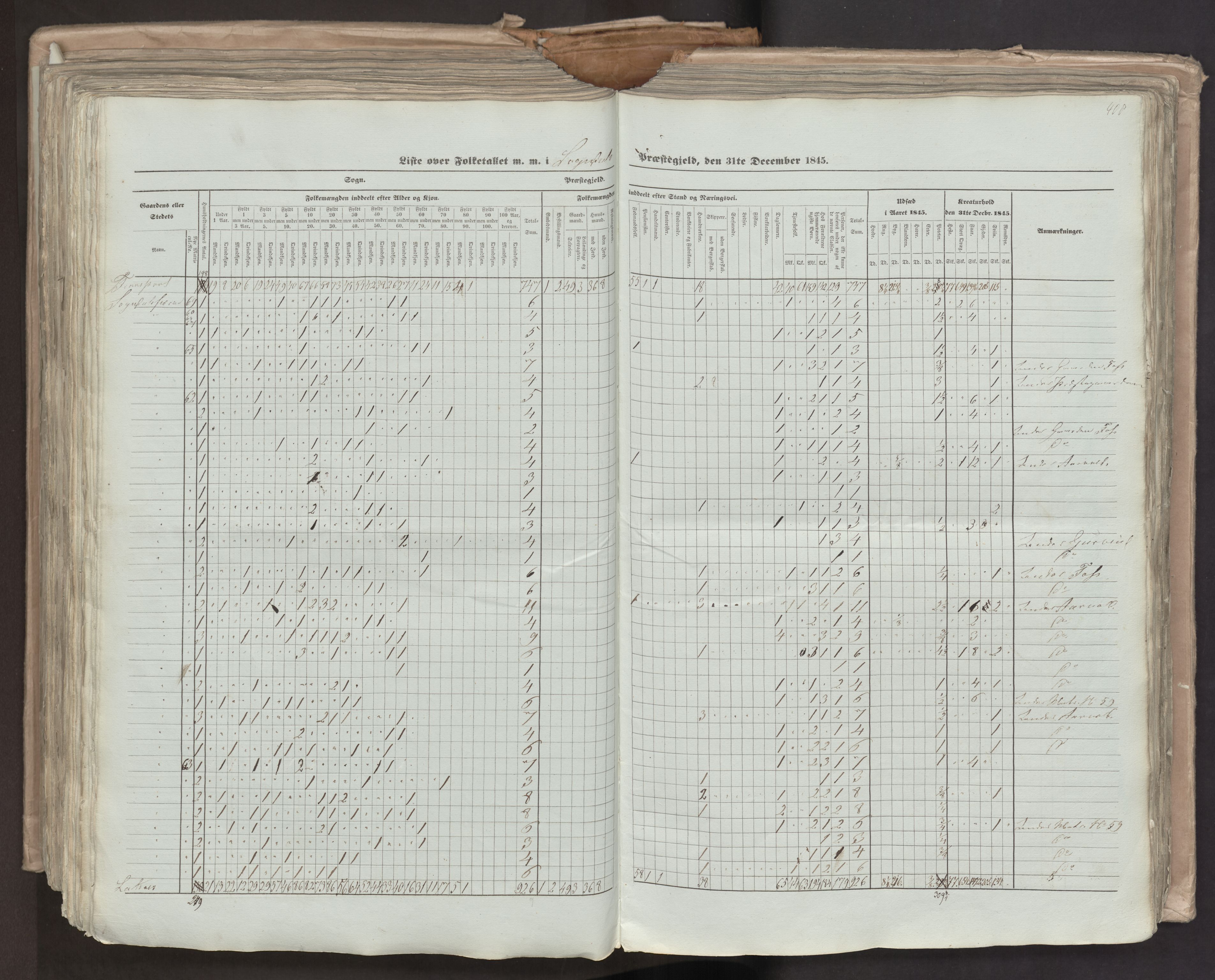 RA, Census 1845, vol. 7: Søndre Bergenhus amt og Nordre Bergenhus amt, 1845, p. 408