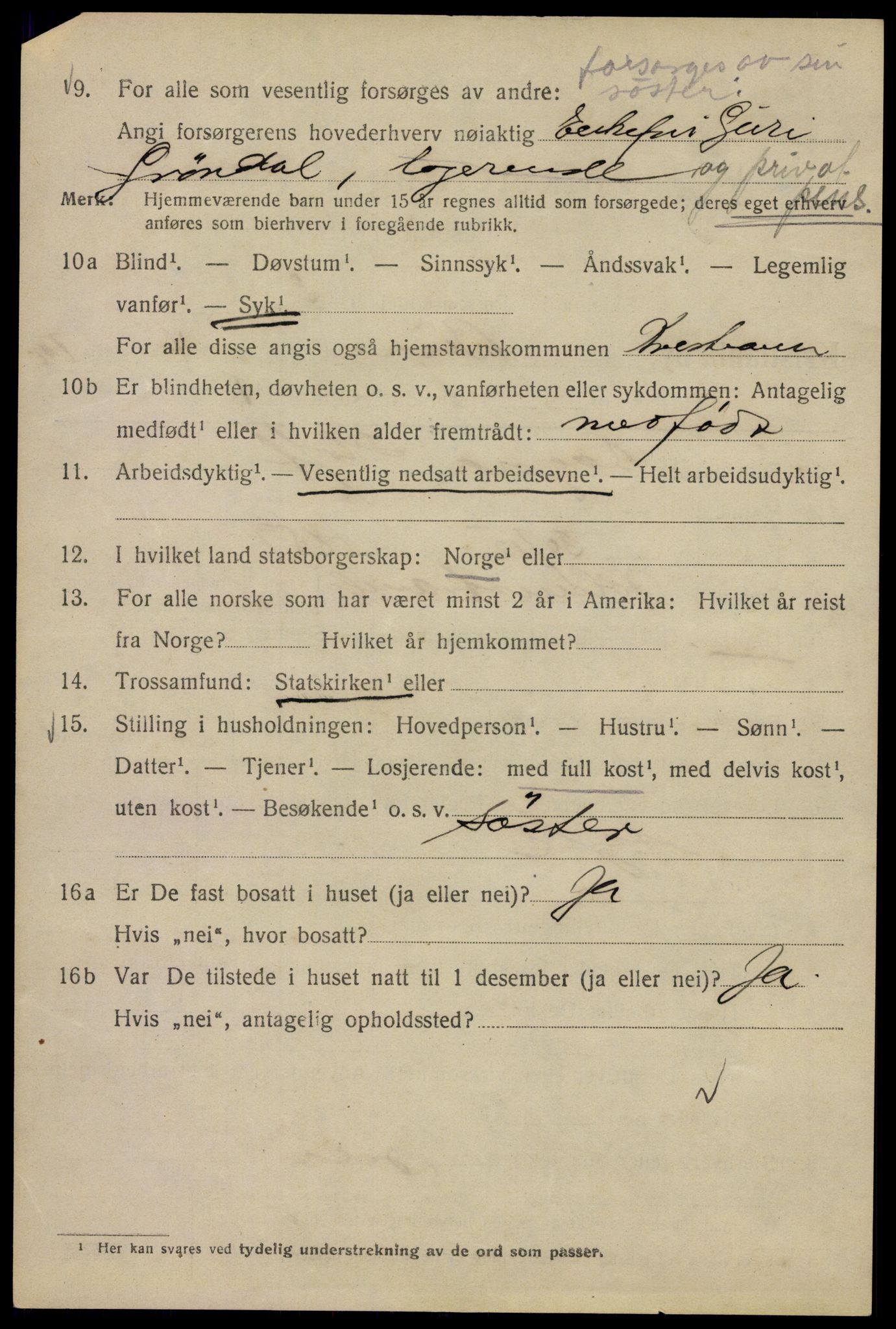 SAO, 1920 census for Kristiania, 1920, p. 157028