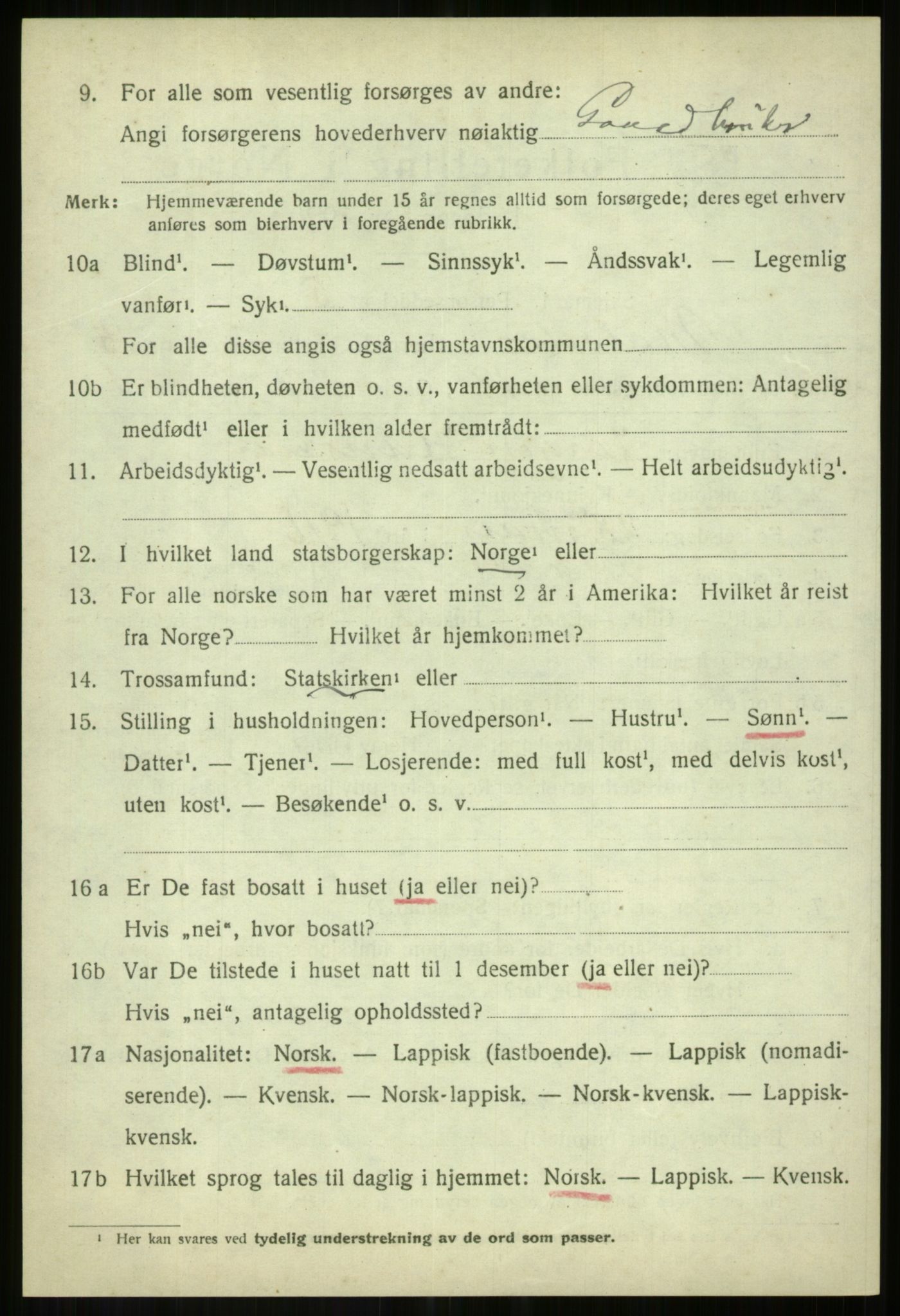 SATØ, 1920 census for Målselv, 1920, p. 7874