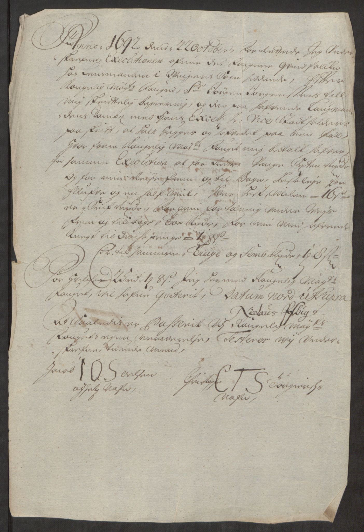 Rentekammeret inntil 1814, Reviderte regnskaper, Fogderegnskap, AV/RA-EA-4092/R13/L0830: Fogderegnskap Solør, Odal og Østerdal, 1692, p. 331