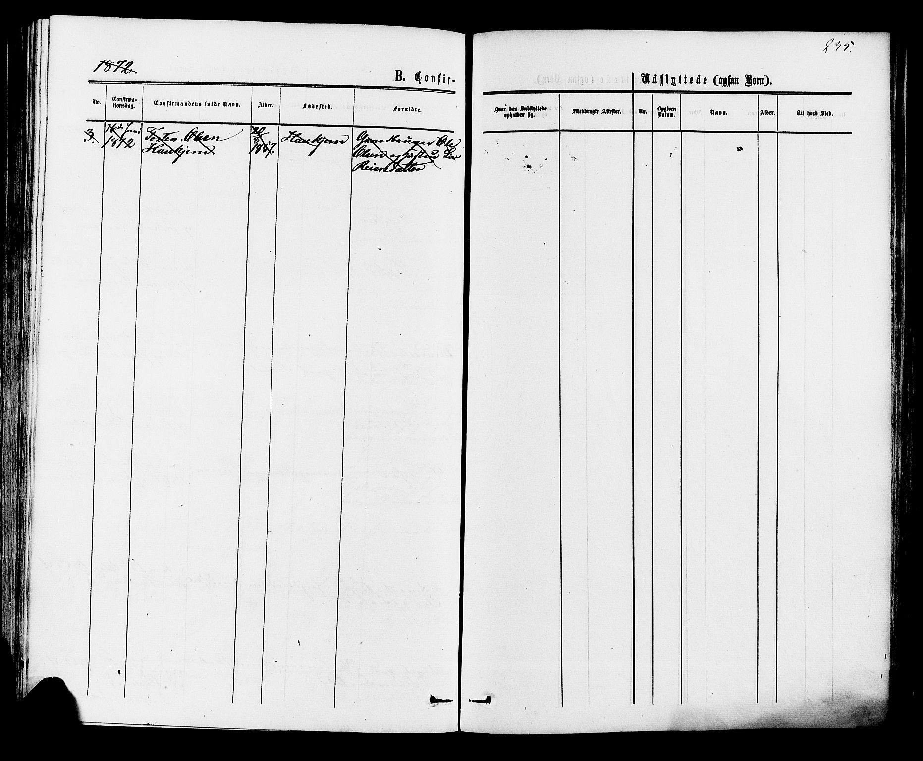 Rollag kirkebøker, AV/SAKO-A-240/F/Fa/L0009: Parish register (official) no. I 9, 1860-1874, p. 235