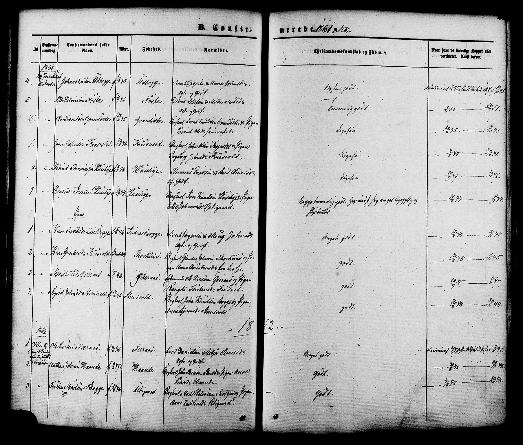 Ministerialprotokoller, klokkerbøker og fødselsregistre - Møre og Romsdal, AV/SAT-A-1454/552/L0637: Parish register (official) no. 552A01, 1845-1879, p. 157