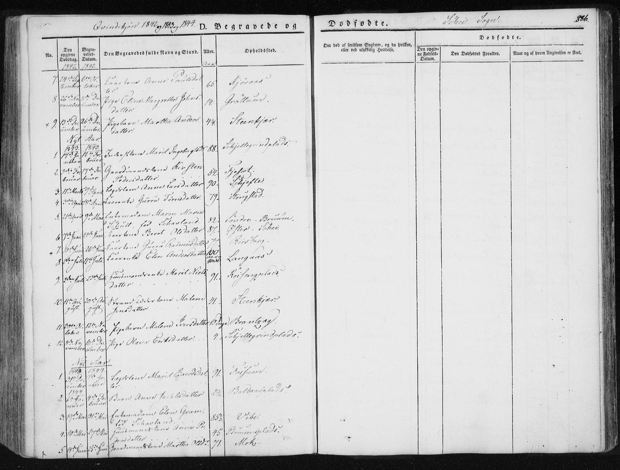 Ministerialprotokoller, klokkerbøker og fødselsregistre - Nord-Trøndelag, SAT/A-1458/735/L0339: Parish register (official) no. 735A06 /2, 1836-1848, p. 286