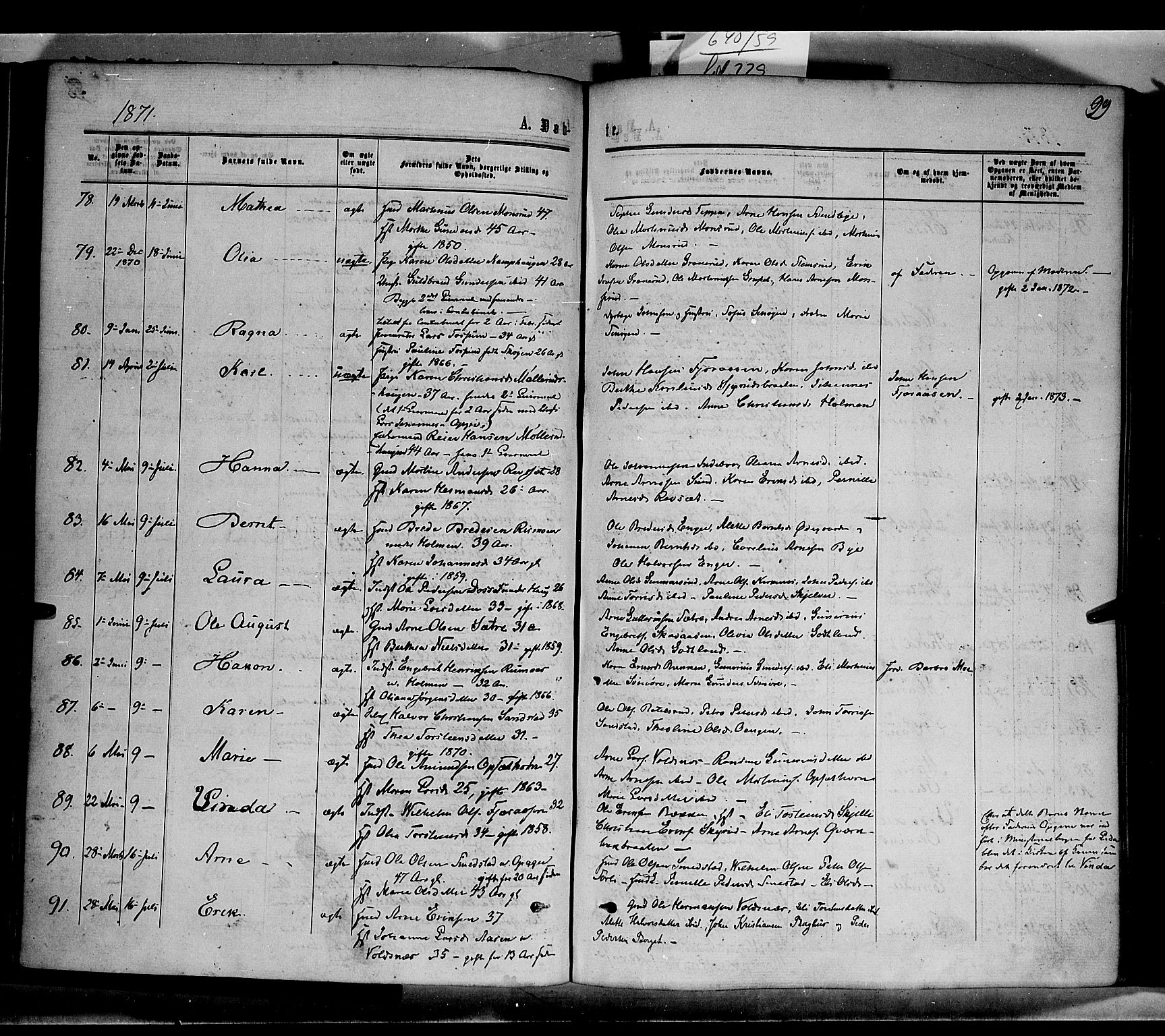 Grue prestekontor, AV/SAH-PREST-036/H/Ha/Haa/L0010: Parish register (official) no. 10, 1864-1873, p. 99