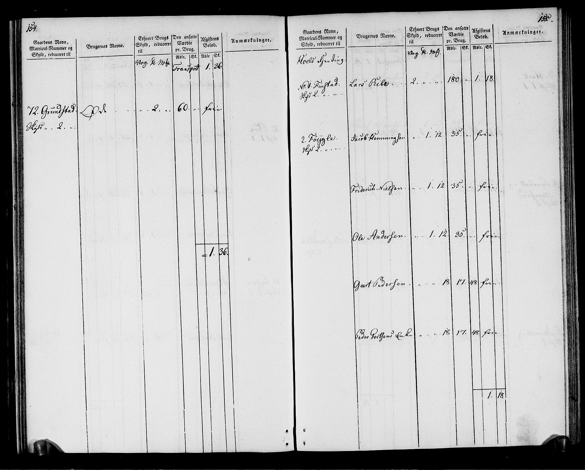 Rentekammeret inntil 1814, Realistisk ordnet avdeling, AV/RA-EA-4070/N/Ne/Nea/L0164: Vesterålen, Andenes og Lofoten fogderi. Oppebørselsregister, 1803, p. 80