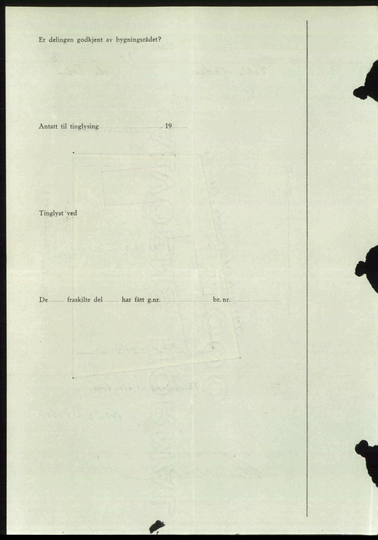 Toten tingrett, SAH/TING-006/H/Hb/Hbc/L0007: Mortgage book no. Hbc-07, 1939-1940, Diary no: : 1823/1940