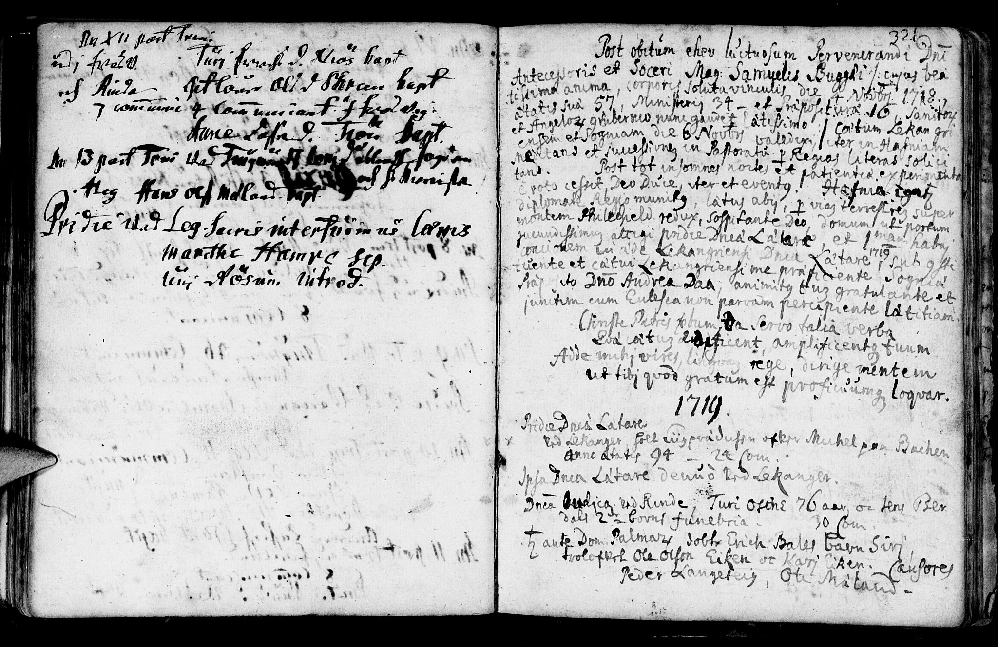 Leikanger sokneprestembete, AV/SAB-A-81001/H/Haa/Haaa/L0001: Parish register (official) no. A 1, 1690-1734, p. 321