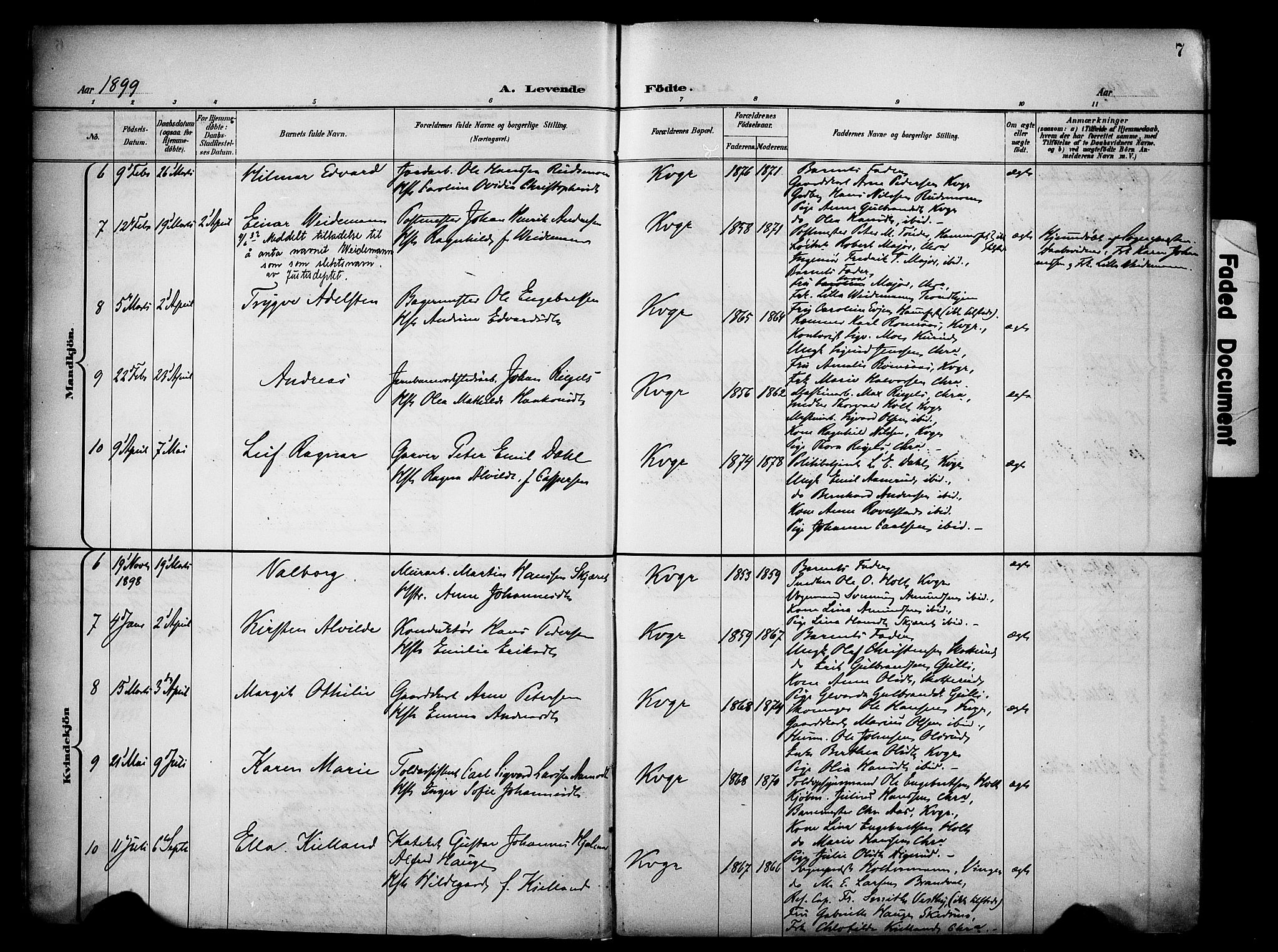 Vinger prestekontor, AV/SAH-PREST-024/H/Ha/Haa/L0016: Parish register (official) no. 16, 1898-1920, p. 7