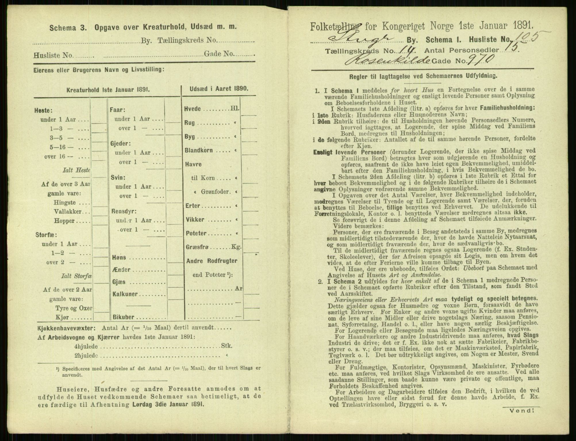 RA, 1891 census for 1103 Stavanger, 1891, p. 2783