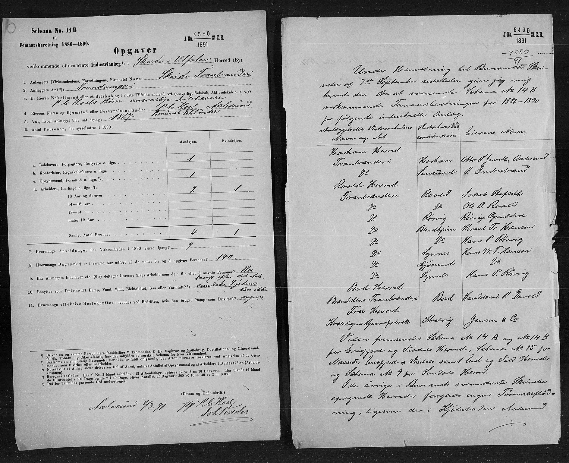 Statistisk sentralbyrå, Næringsøkonomiske emner, Generelt - Amtmennenes femårsberetninger, AV/RA-S-2233/F/Fa/L0076: --, 1890, p. 3