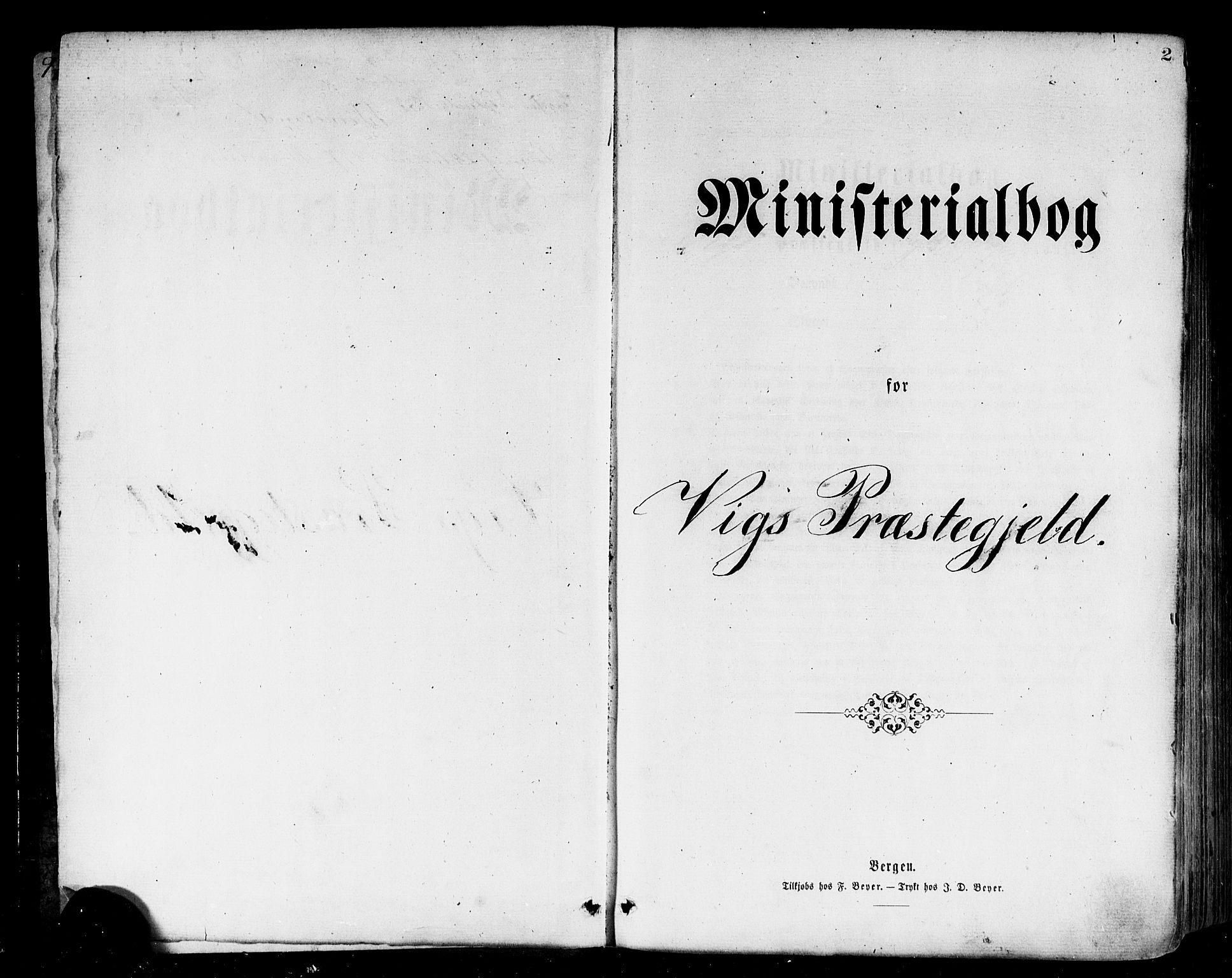 Vik sokneprestembete, AV/SAB-A-81501/H/Haa/Haaa/L0009: Parish register (official) no. A 9, 1866-1877, p. 2