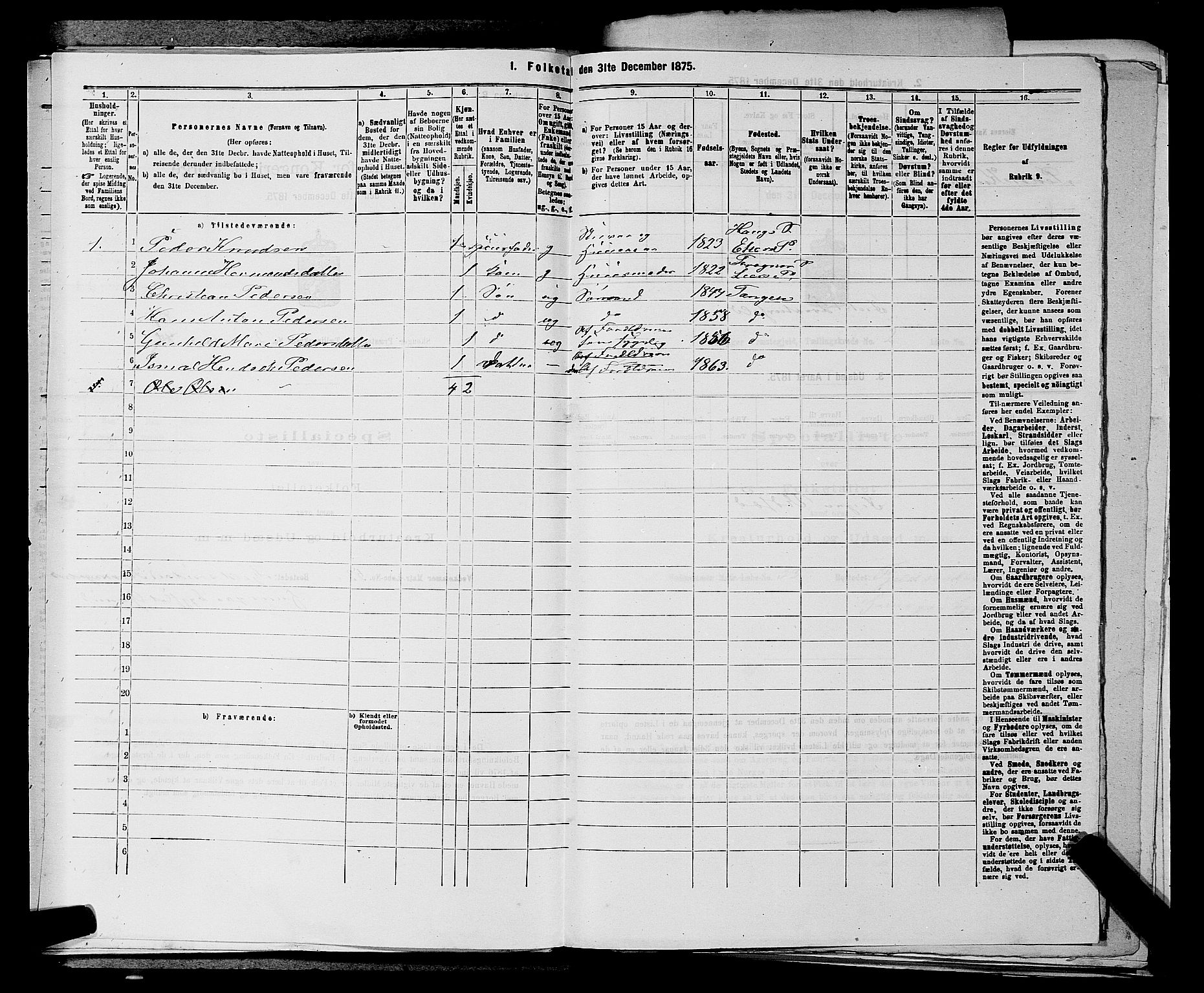 SAKO, 1875 census for 0712P Skoger, 1875, p. 318