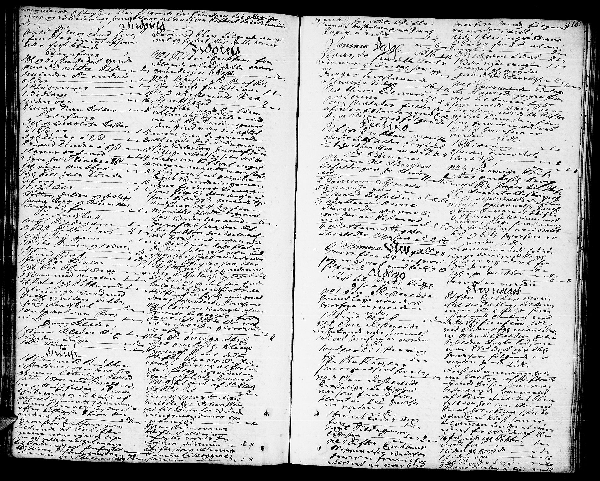 Nordmøre sorenskriveri, AV/SAT-A-4132/1/3/3A/L0016: Skifteprotokoll nr. 14, 1772-1776, p. 415b-416a