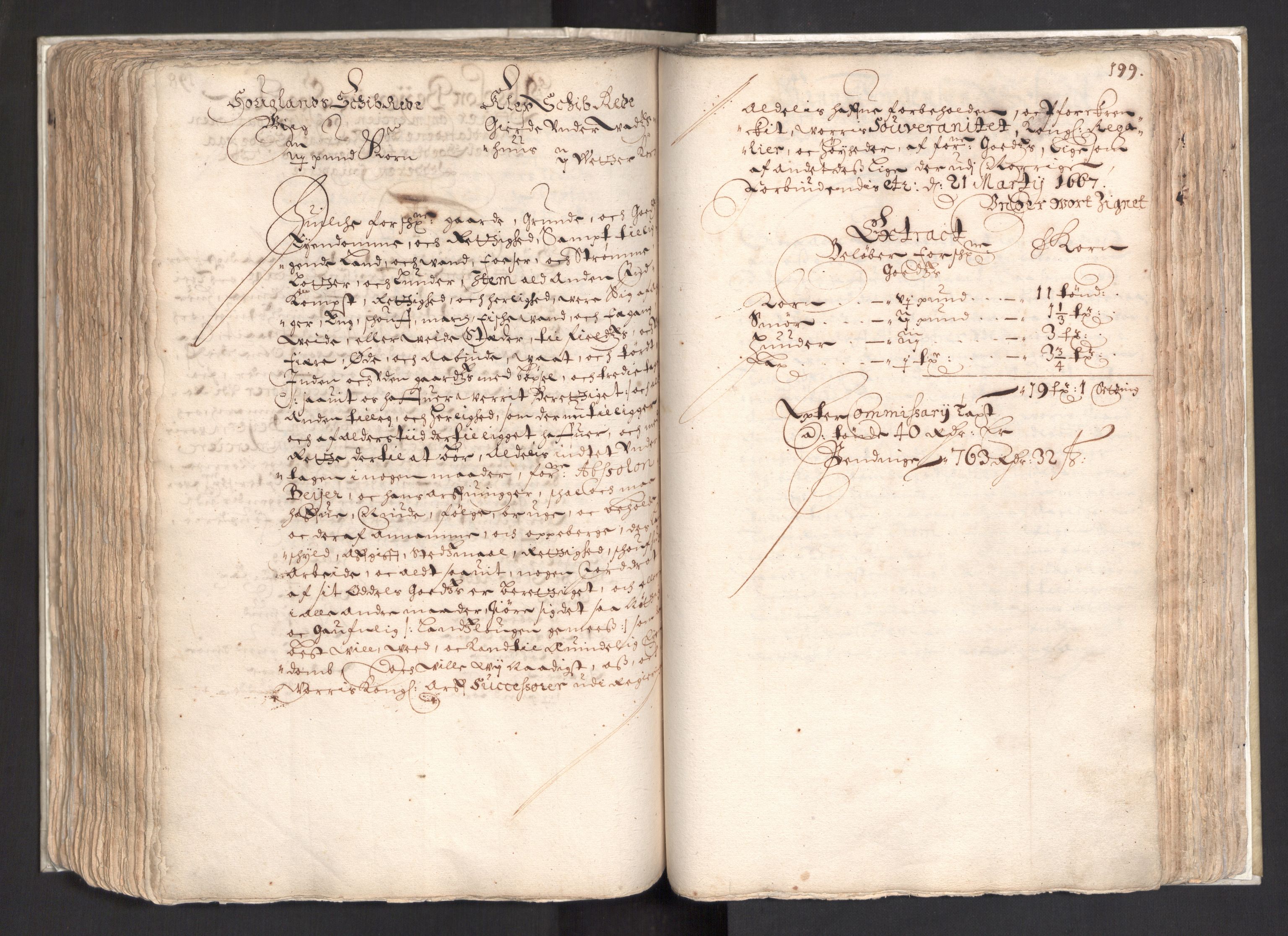 Rentekammeret, Kammerkanselliet, AV/RA-EA-3111/G/Gg/Ggj/Ggja/L0003: Skjøtebok Oa (13), 1661-1669, p. 203