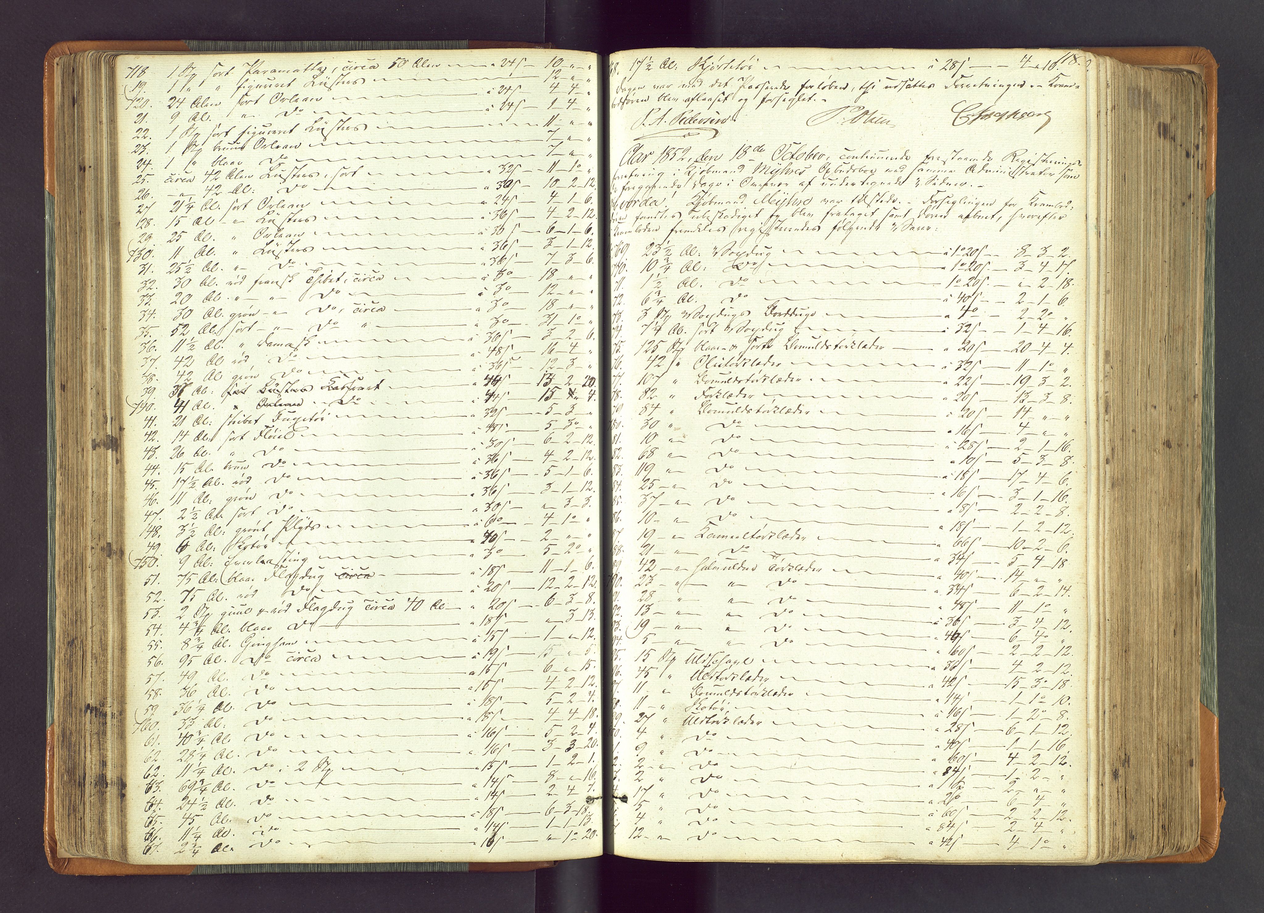 Stavanger byfogd, AV/SAST-A-101408/001/5/50/503BA/L0002: Registreringsprotokoll, 1846-1864, p. 118
