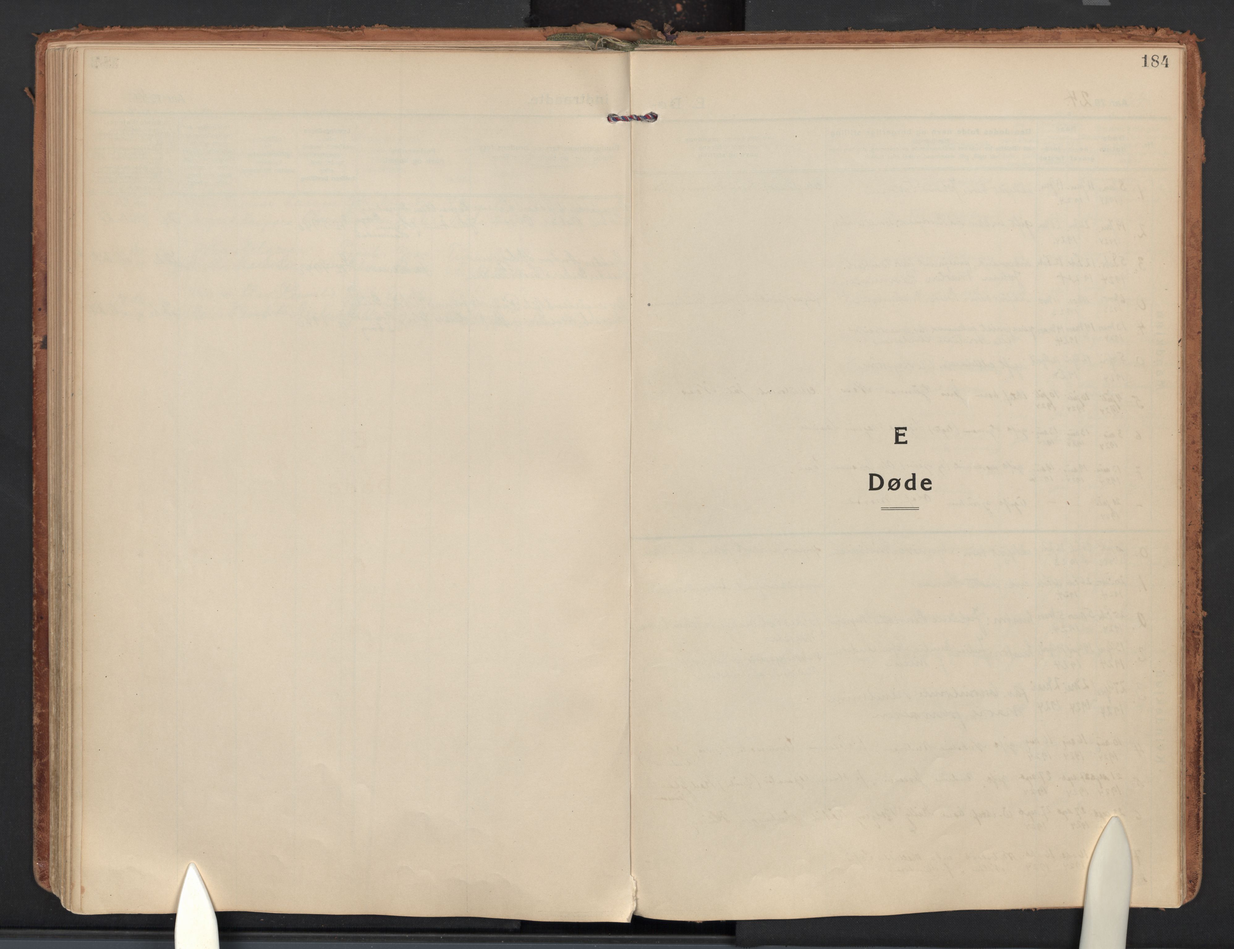 Tune prestekontor Kirkebøker, AV/SAO-A-2007/F/Fb/L0002: Curate's parish register no. 2, 1923-1940, p. 184