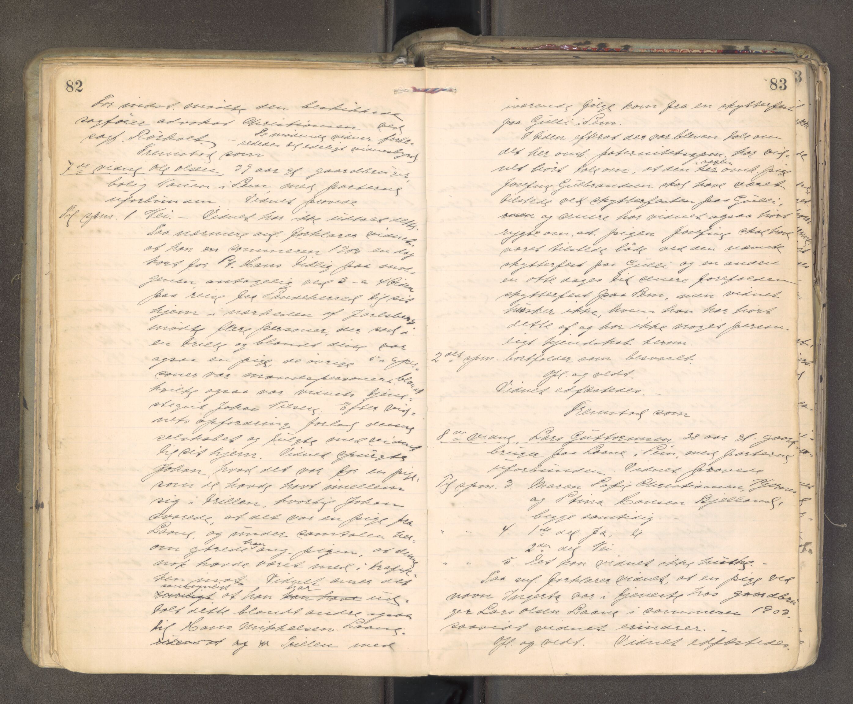 Søndre Jarlsberg sorenskriveri, AV/SAKO-A-129/F/Fa/L0045: Tingbok, 1905-1907, p. 82-83