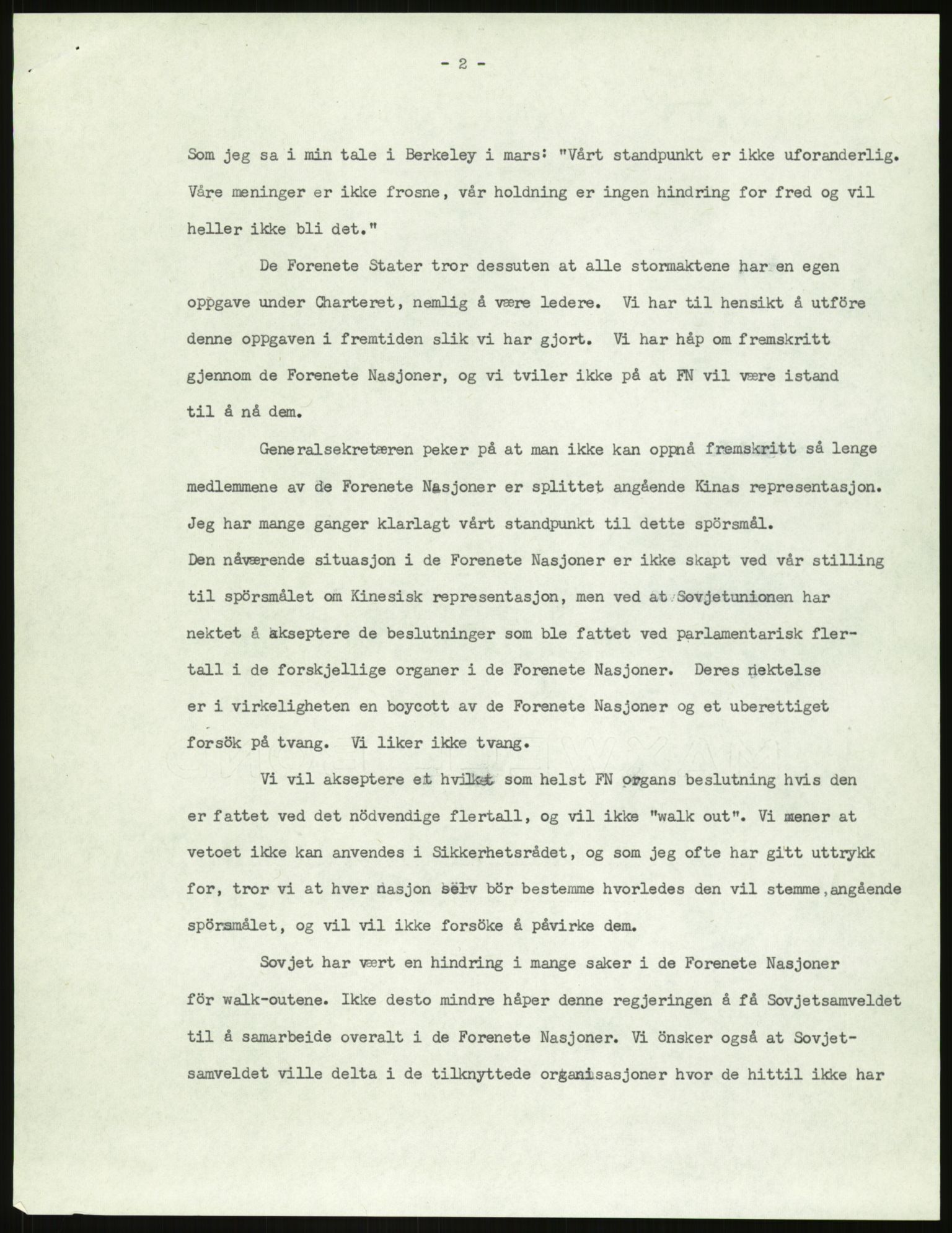 Lie, Trygve, AV/RA-PA-1407/D/L0029: Dokumenter vedr. Kina, 1948-1950, p. 289