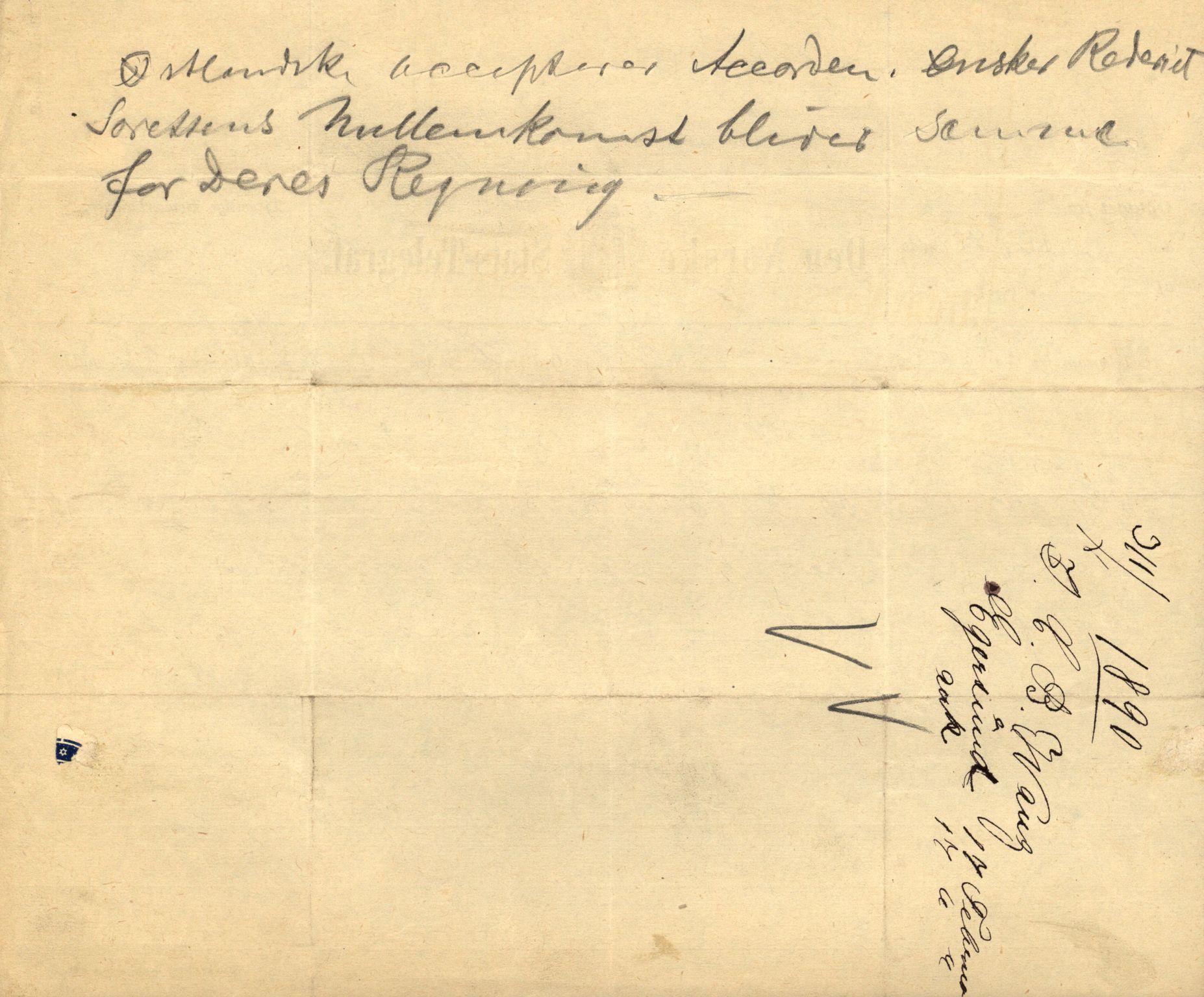 Pa 63 - Østlandske skibsassuranceforening, VEMU/A-1079/G/Ga/L0025/0002: Havaridokumenter / Victoria, St. Petersburg, Windsor, 1890, p. 34