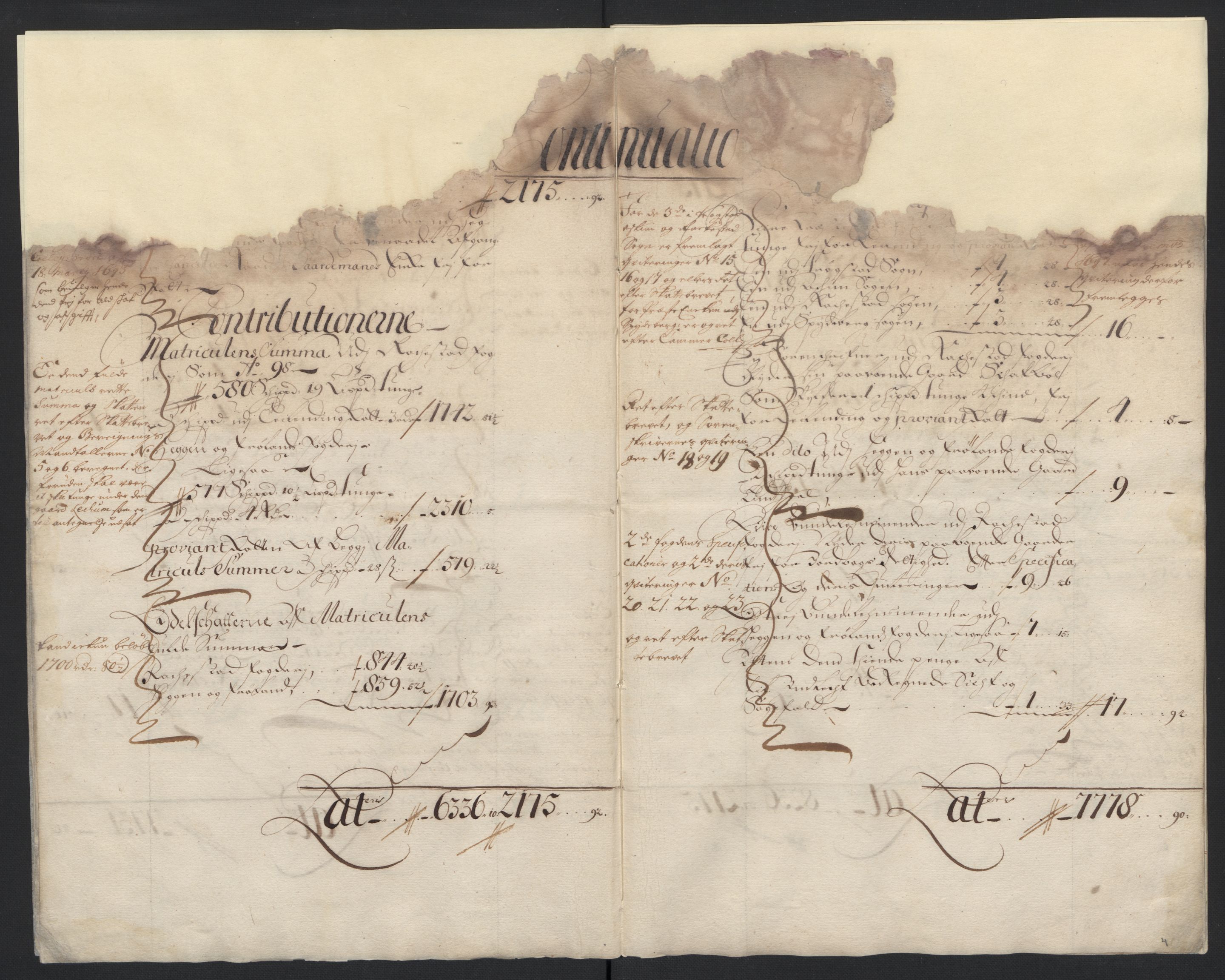 Rentekammeret inntil 1814, Reviderte regnskaper, Fogderegnskap, AV/RA-EA-4092/R07/L0289: Fogderegnskap Rakkestad, Heggen og Frøland, 1699, p. 7