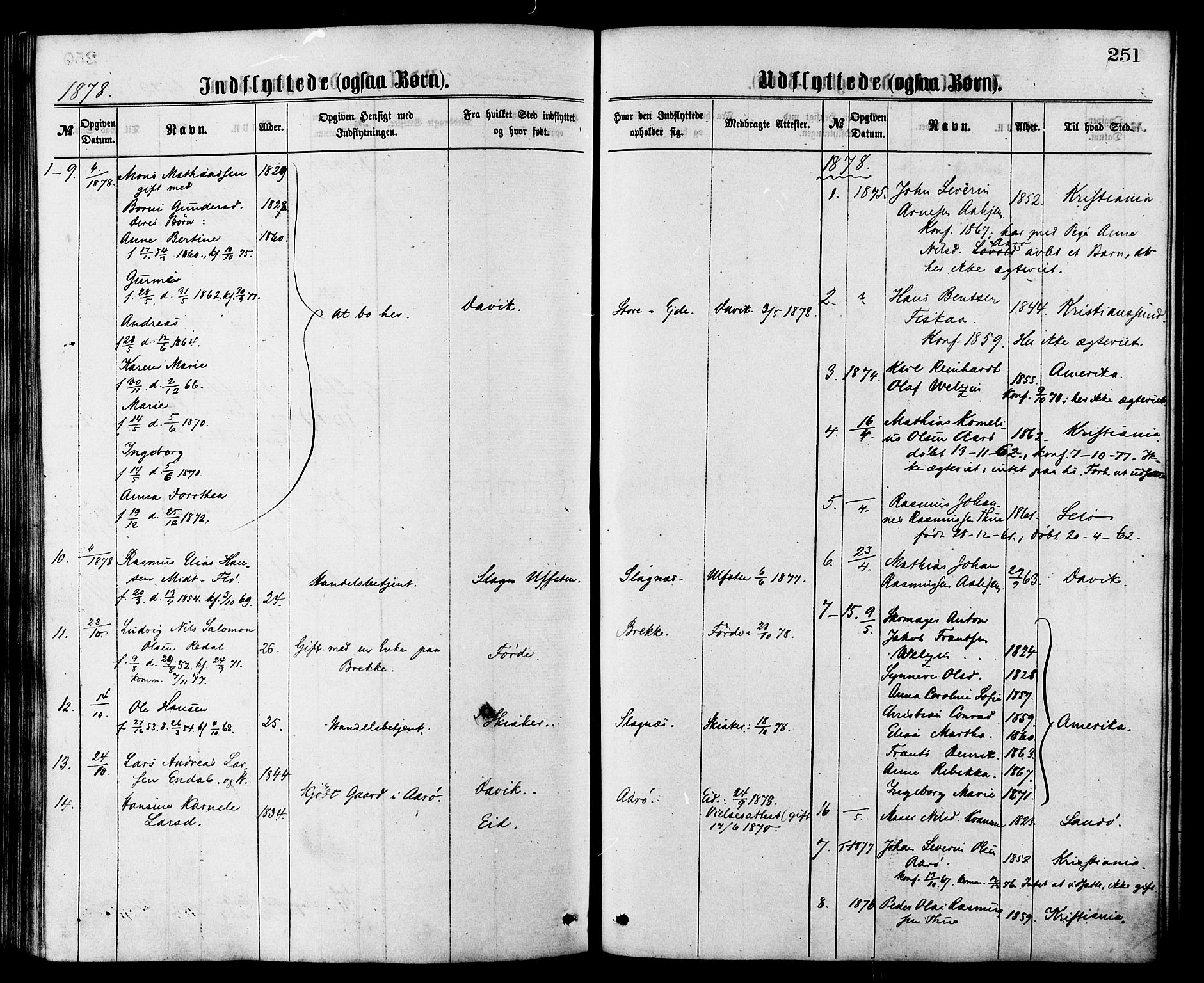 Ministerialprotokoller, klokkerbøker og fødselsregistre - Møre og Romsdal, AV/SAT-A-1454/501/L0007: Parish register (official) no. 501A07, 1868-1884, p. 251