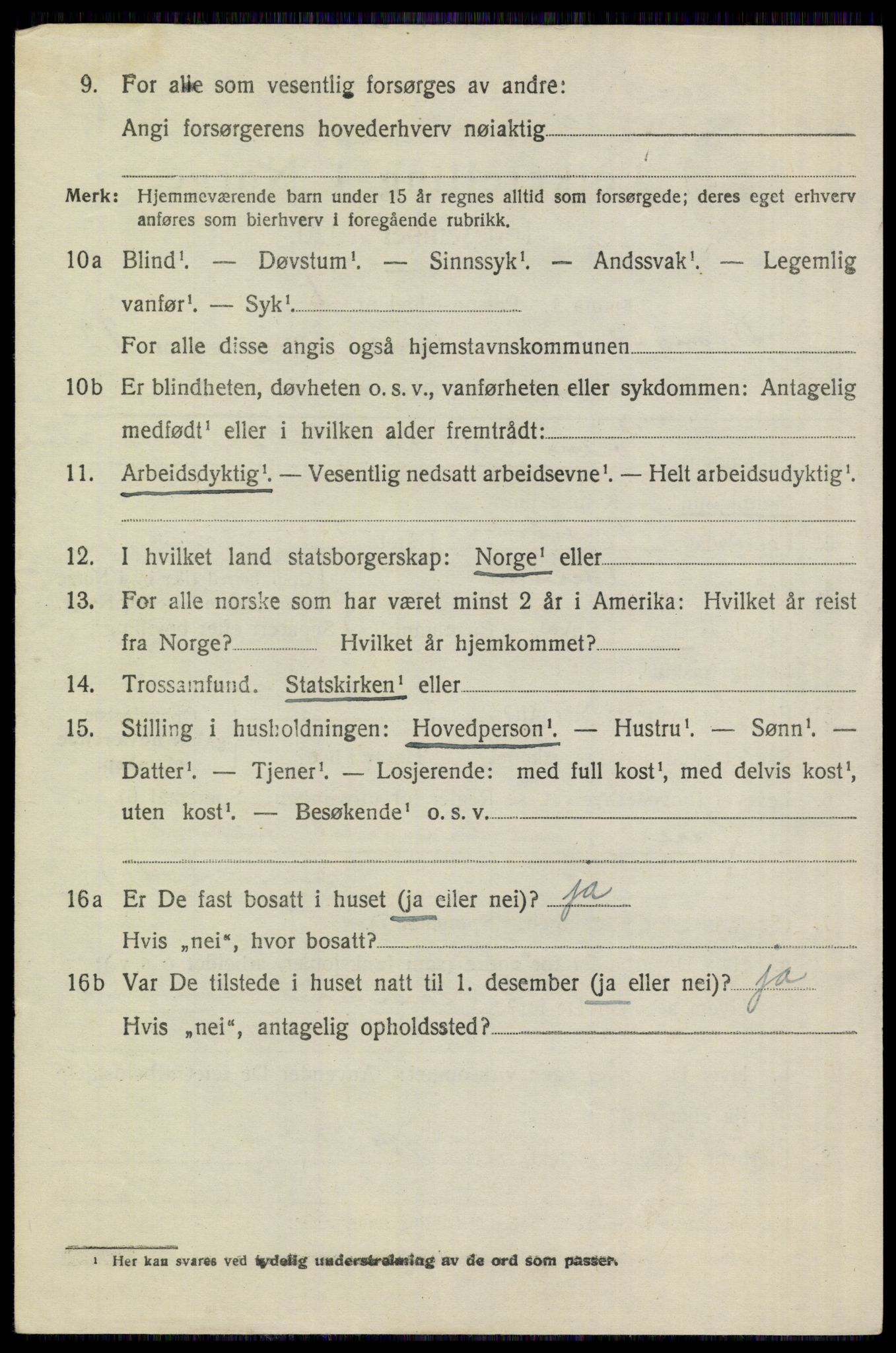 SAKO, 1920 census for Drangedal, 1920, p. 9958