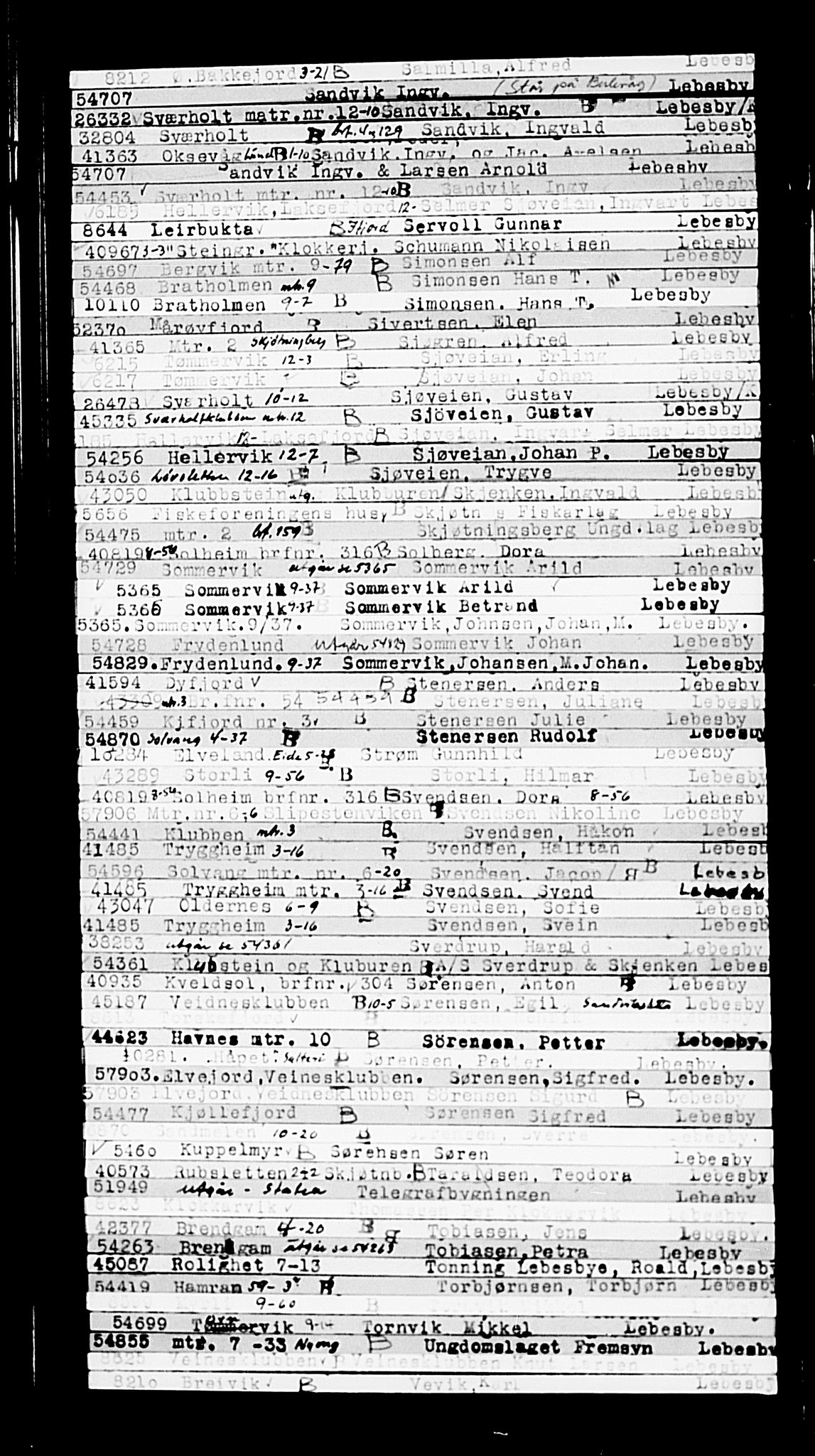 Krigsskadetrygdene for bygninger og løsøre, AV/RA-S-1548/V/L0014: --, 1940-1945, p. 1032