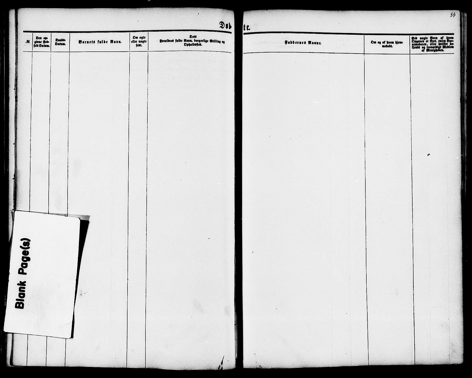 Langesund kirkebøker, AV/SAKO-A-280/G/Ga/L0004: Parish register (copy) no. 4, 1859-1884, p. 84