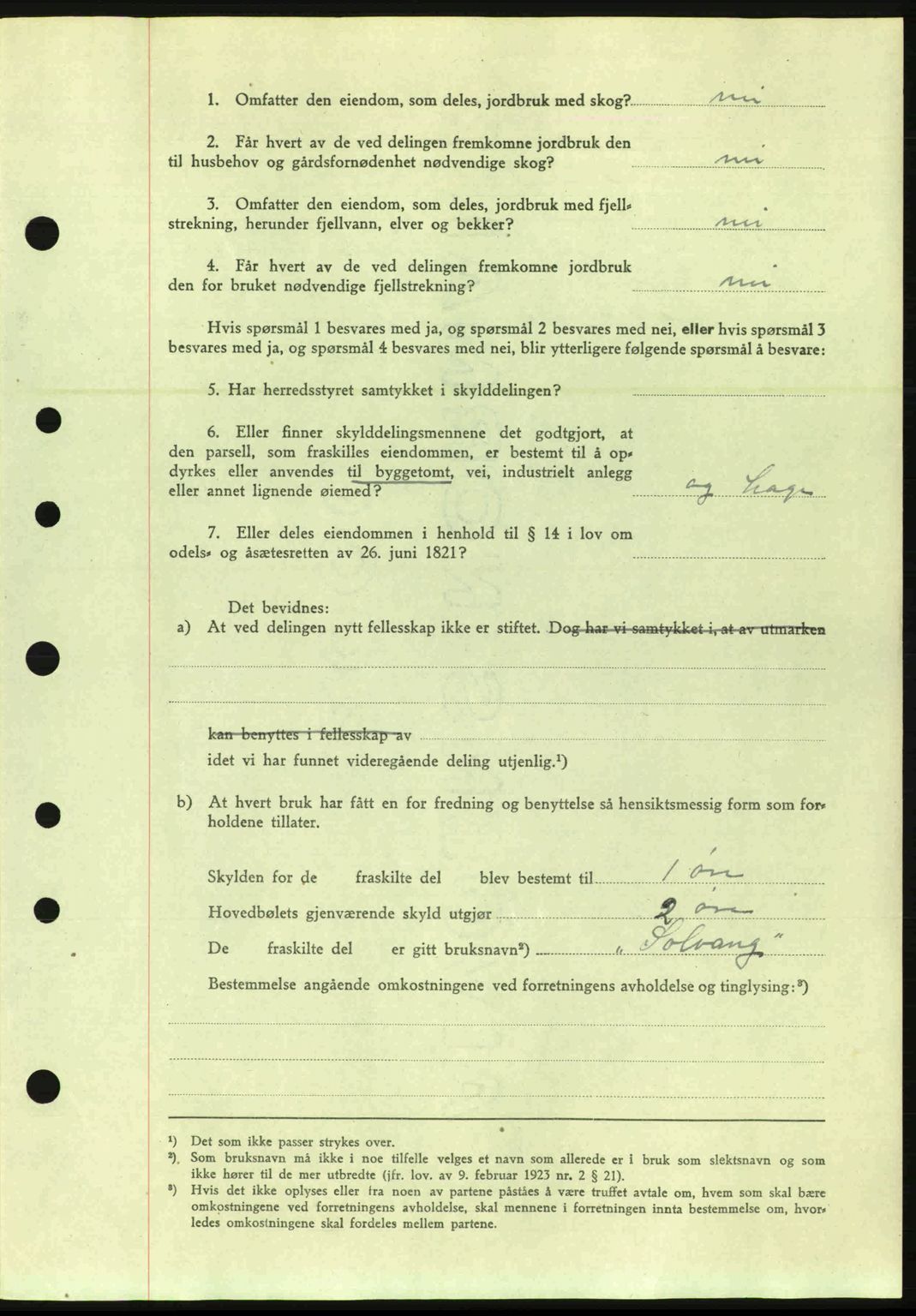 Nordre Sunnmøre sorenskriveri, AV/SAT-A-0006/1/2/2C/2Ca: Mortgage book no. A20a, 1945-1945, Diary no: : 922/1945