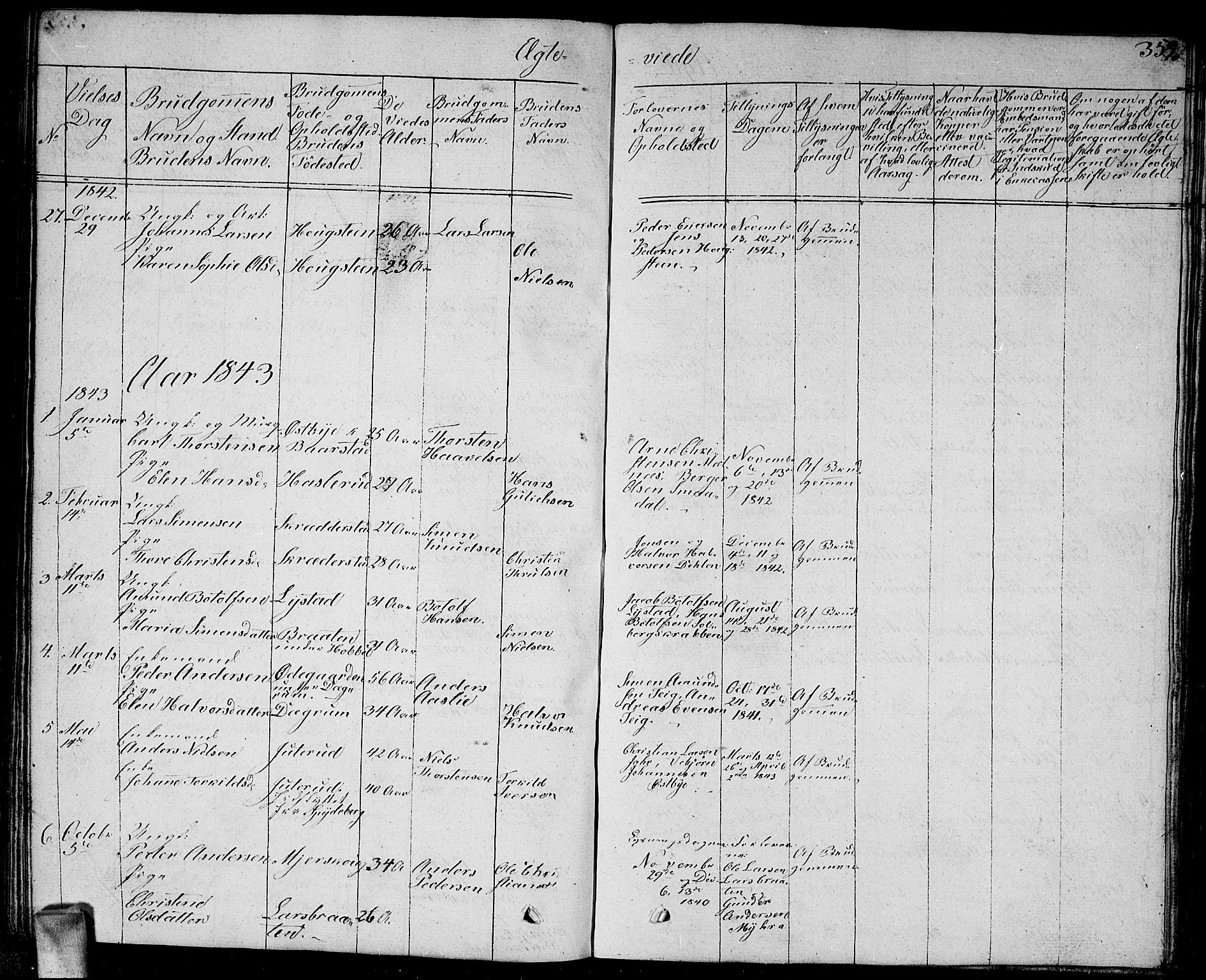Enebakk prestekontor Kirkebøker, SAO/A-10171c/G/Ga/L0003: Parish register (copy) no. I 3, 1833-1849, p. 359
